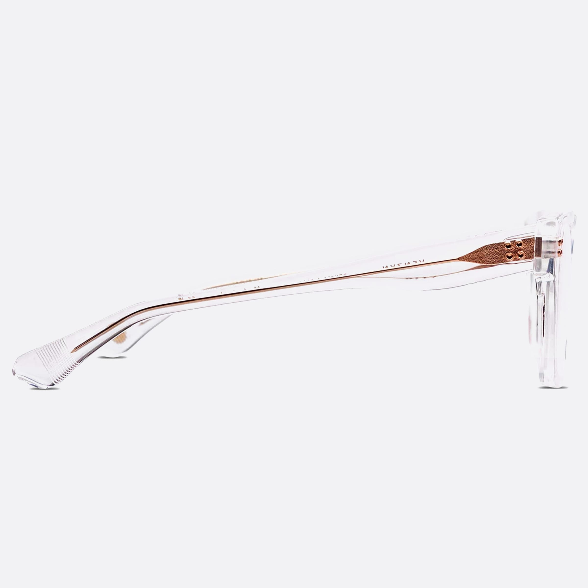 Dita 56mm Venzyn Dtx720 Transparent Geometric Unisex Eyeglasses - Detail View
