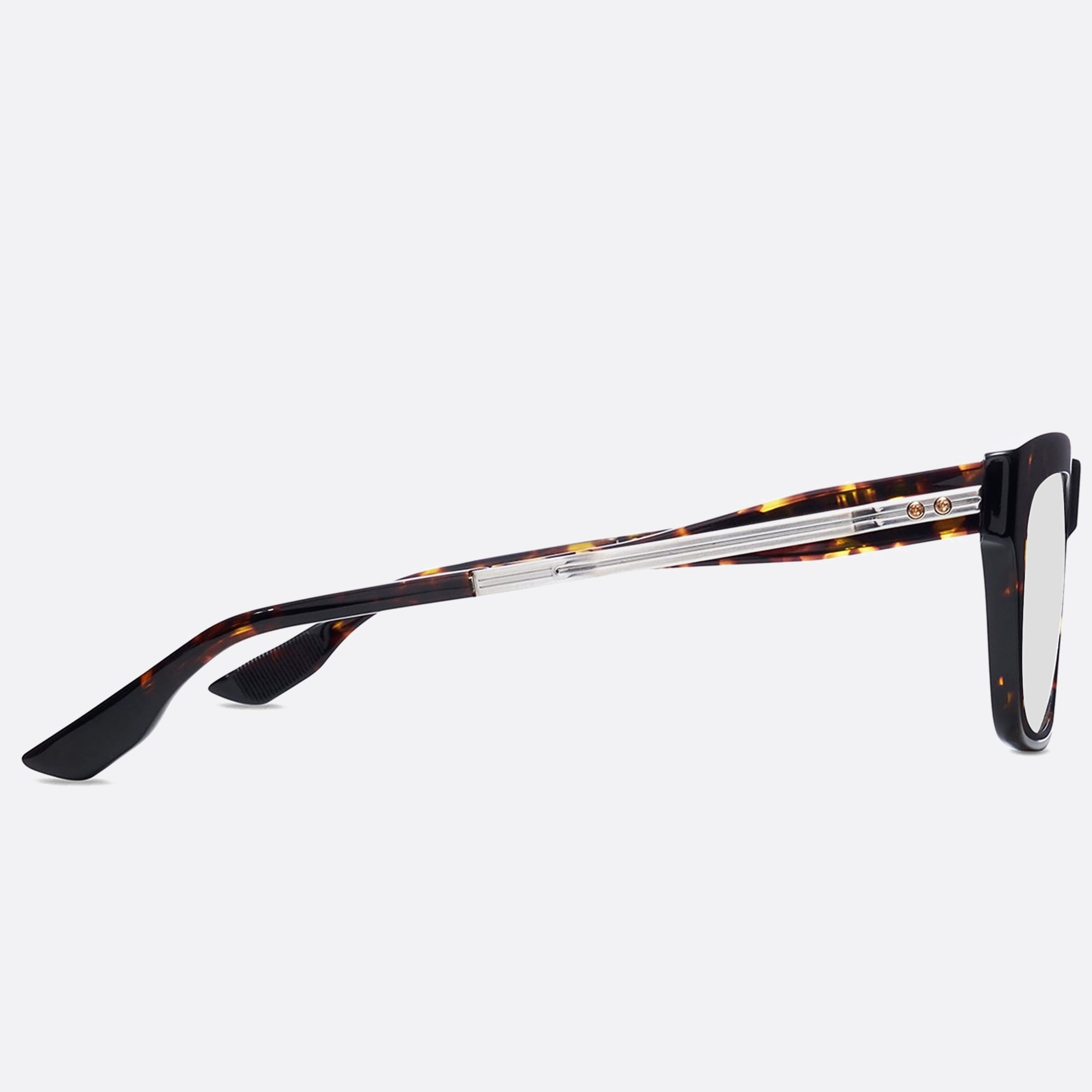 Dita 52mm Wasserman Havana Geometric Unisex Eyeglasses - Detail View