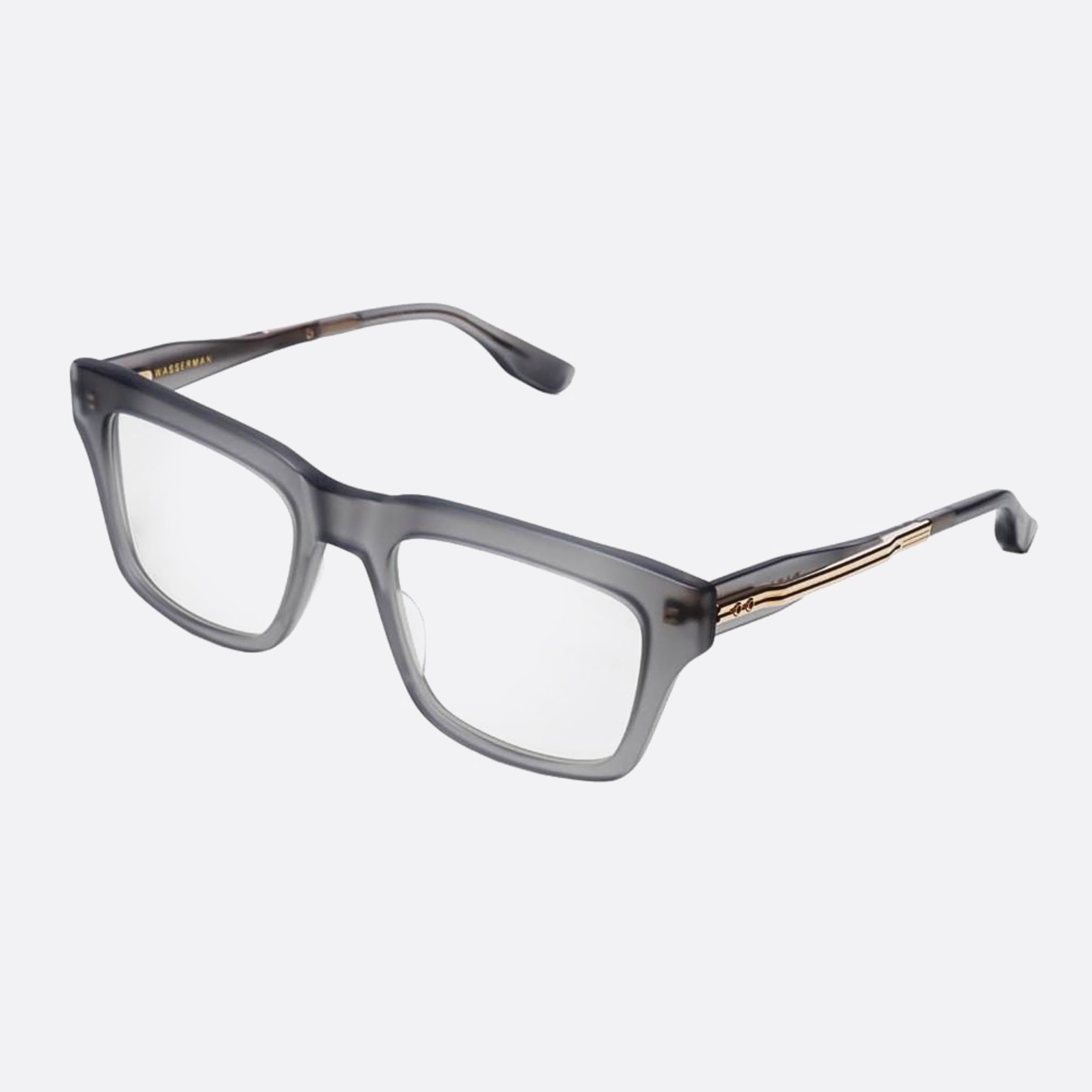 Dita 52mm Wasserman Grey Geometric Unisex Eyeglasses - Side View