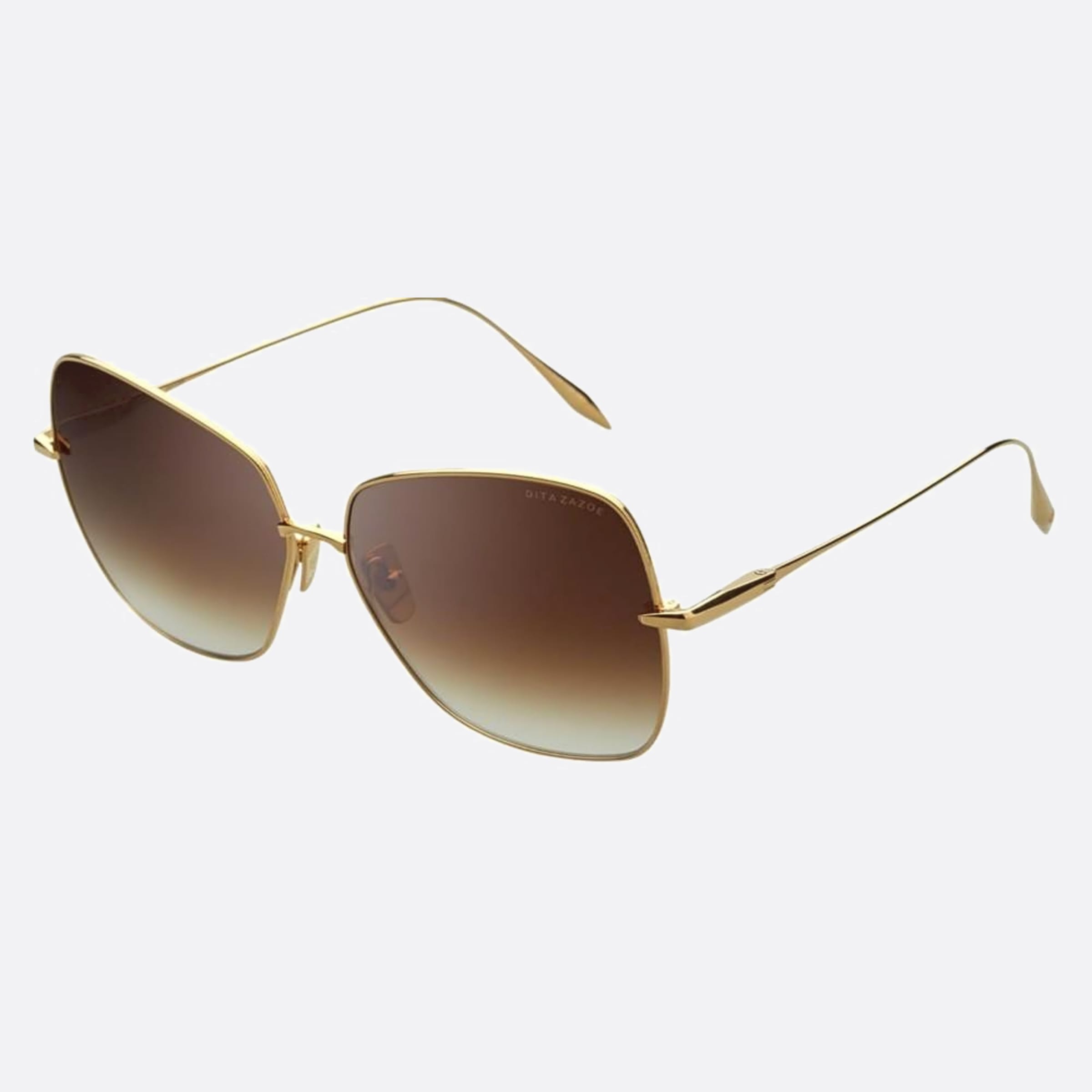 Dita 01mm Zazoe Dts145 Gold Butterfly Unisex Sunglasses - Side View