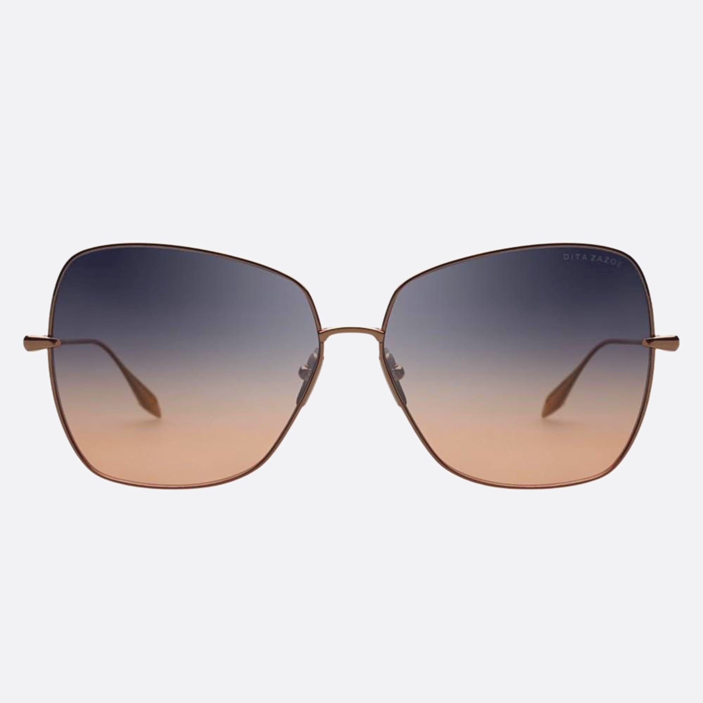 Dita 02mm Zazoe Dts145 Rose Gold Butterfly Unisex Sunglasses - Main View