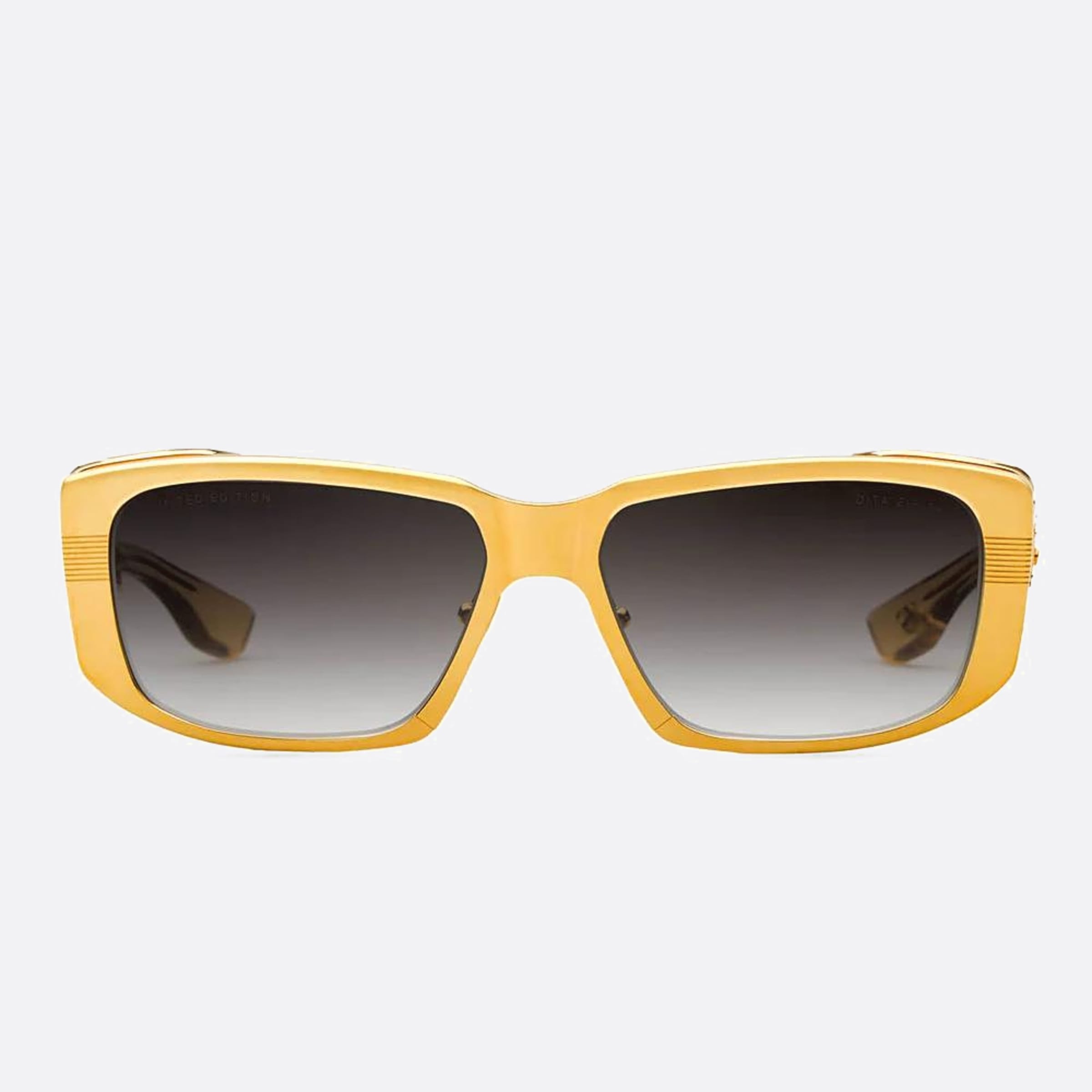 Dita 01mm Zirith Dts435 Yellow Rectangle Unisex Sunglasses - Main View