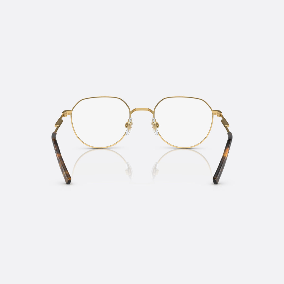 Rame ochelari de vedere Dolce & Gabbana DG 1349 02, rotunzi auriu, pentru bărbați, punte metalică simplă, ramă completă metalică, vedere din spate