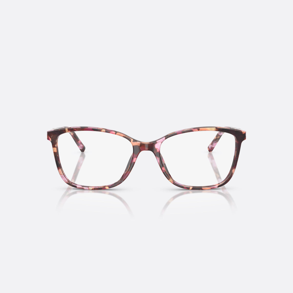 Rame ochelari de vedere Dolce & Gabbana DG 3424 3440, pantos havana, pentru femei, punte simplă cu plăcuțe integrate, ramă completă în față, vedere din față