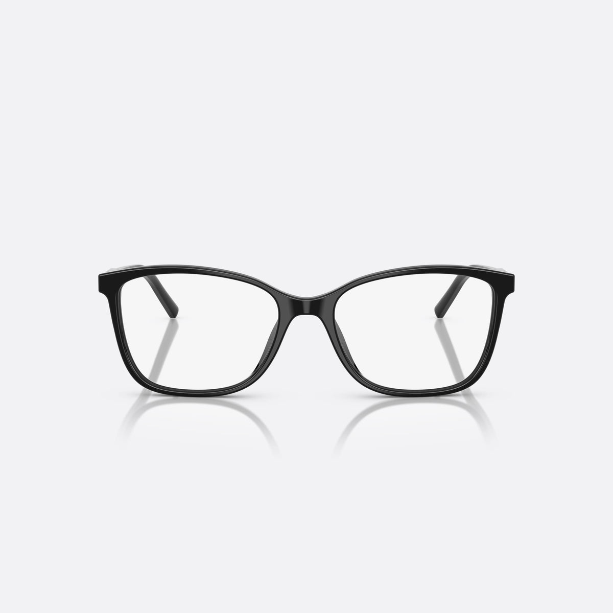 Rame ochelari de vedere Dolce & Gabbana DG 3424 501, pantos negru, pentru femei, punte keyhole, literele brandului pe brațe, ramă completă, vedere din față