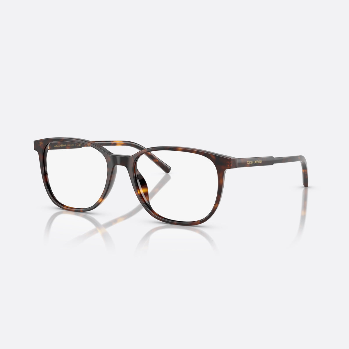 Rame ochelari de vedere Dolce & Gabbana DG 3426 502, pantos havana, pentru bărbați, punte simplă integrată, literele brandului pe brațe