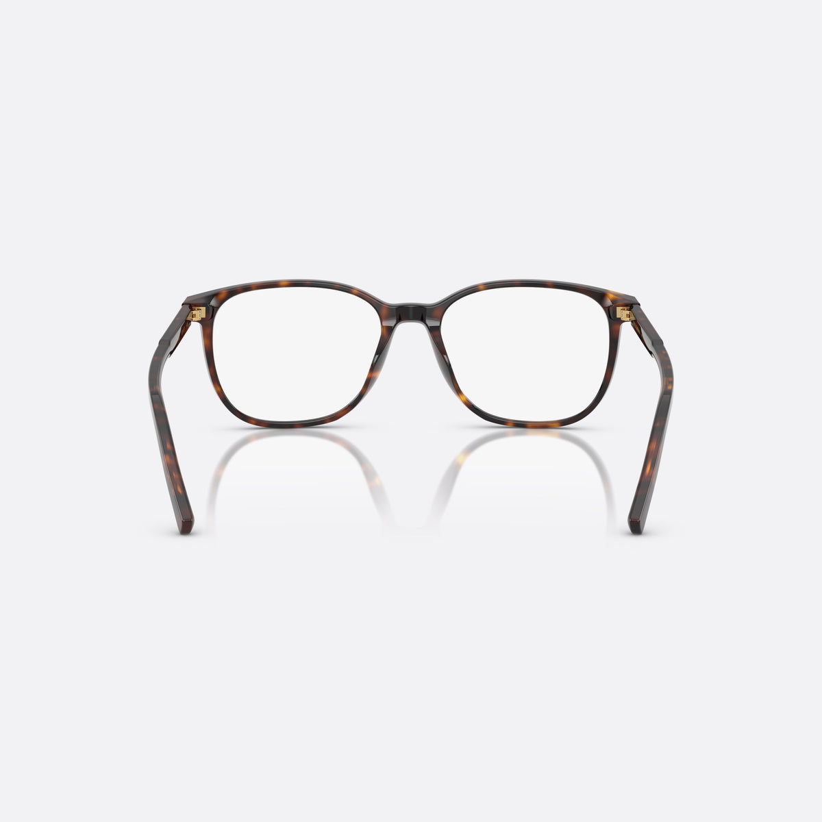 Rame ochelari de vedere Dolce & Gabbana DG 3426 502, pantos havana, pentru bărbați, punte simplă integrată, literele brandului pe brațe, vedere din spate