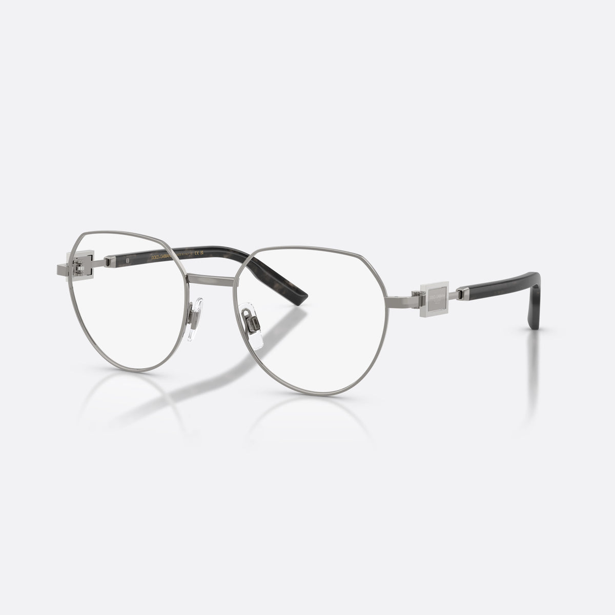 Rame ochelari de vedere Dolce & Gabbana DG1362 04, phantos gri, pentru bărbați, punte metalică simplă, literele brandului pe brațe