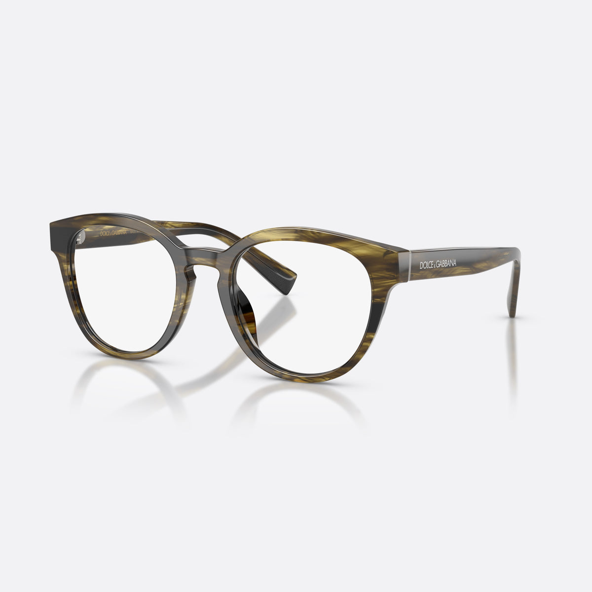 Rame ochelari de vedere Dolce & Gabbana DG3421 3066, phantos verde, pentru bărbați, literele brandului pe brațe, brațe subțiri, conice