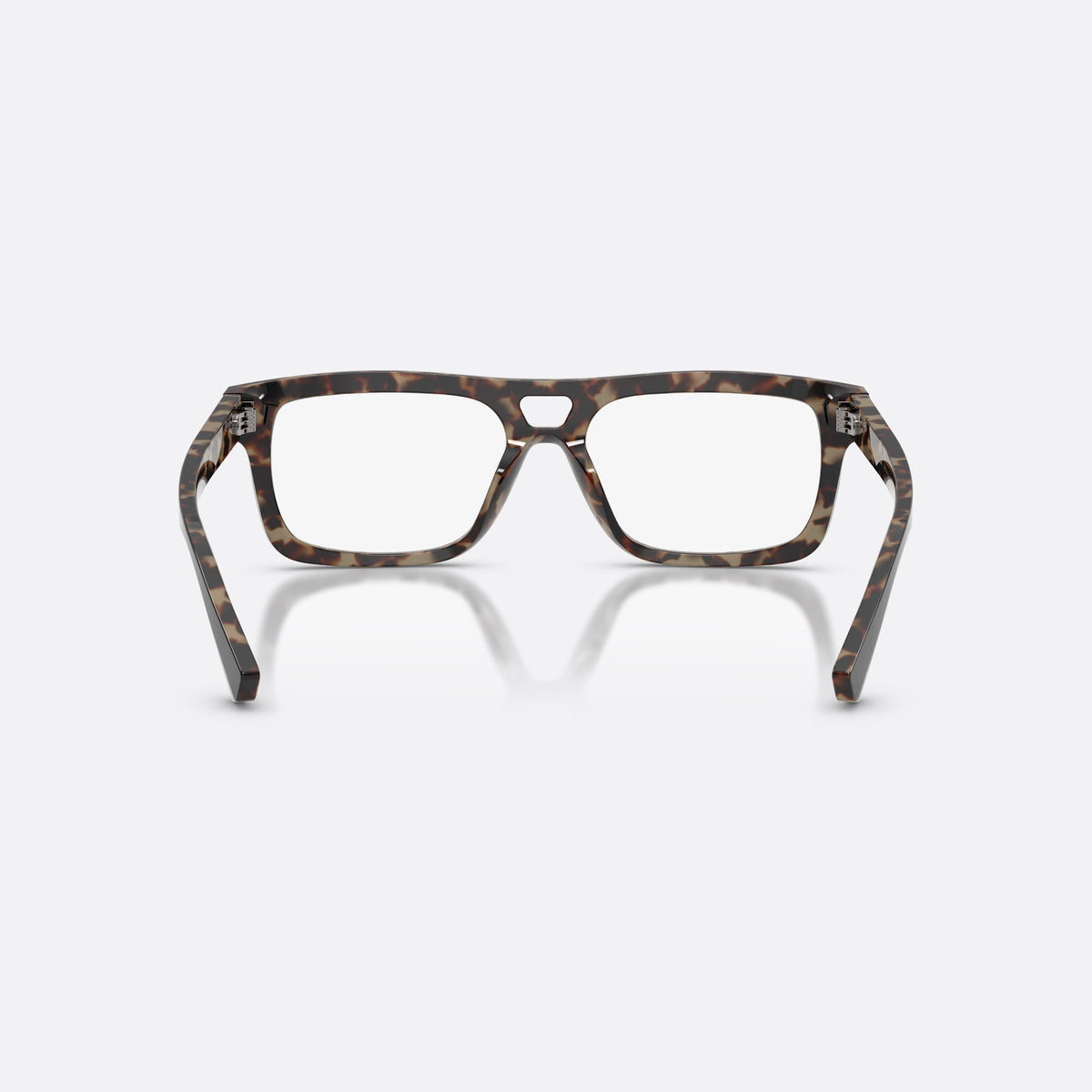 Rame ochelari de vedere Dolce & Gabbana DG3431 3417, rectangulari negru, pentru bărbați, punte keyhole, literele brandului pe brațe, ramă completă, vedere din spate