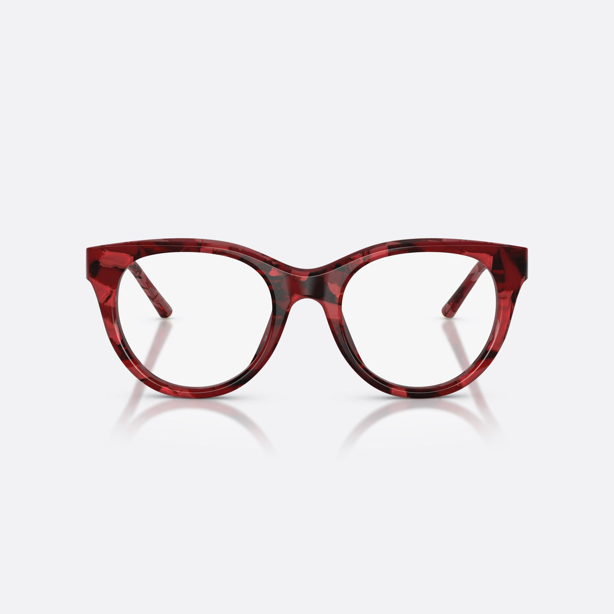 Rame ochelari de vedere Dolce & Gabbana DG3433 3463, phantos roșu, pentru femei, punte keyhole, litere ale brandului pe brațe, ramă completă, vedere din față