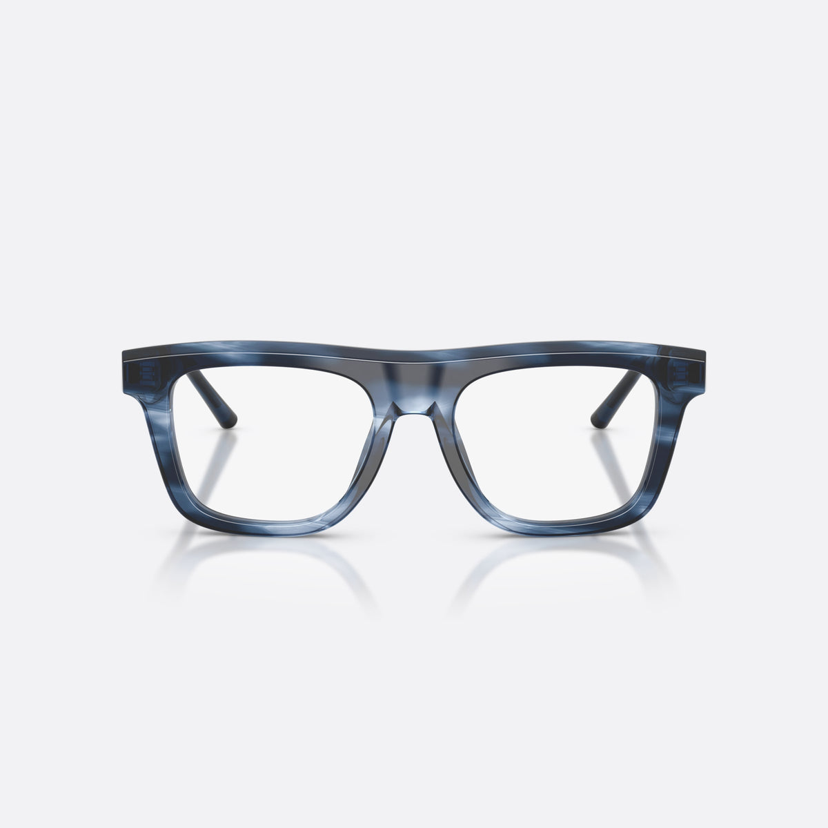 Rame ochelari de vedere Dolce & Gabbana DG3434 3448, patrati albastru, pentru bărbați, punte dublă simplă, brațe subțiri, conice, ramă completă, vedere din față