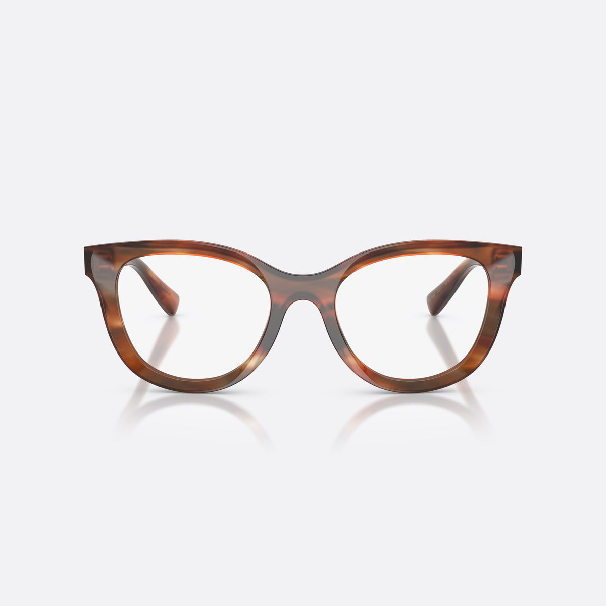 Rame ochelari de vedere Dolce & Gabbana DG3437 3221, phantos havana, pentru femei, punte simplă, integrată în ramă, literele brandului pe braț, vedere din față