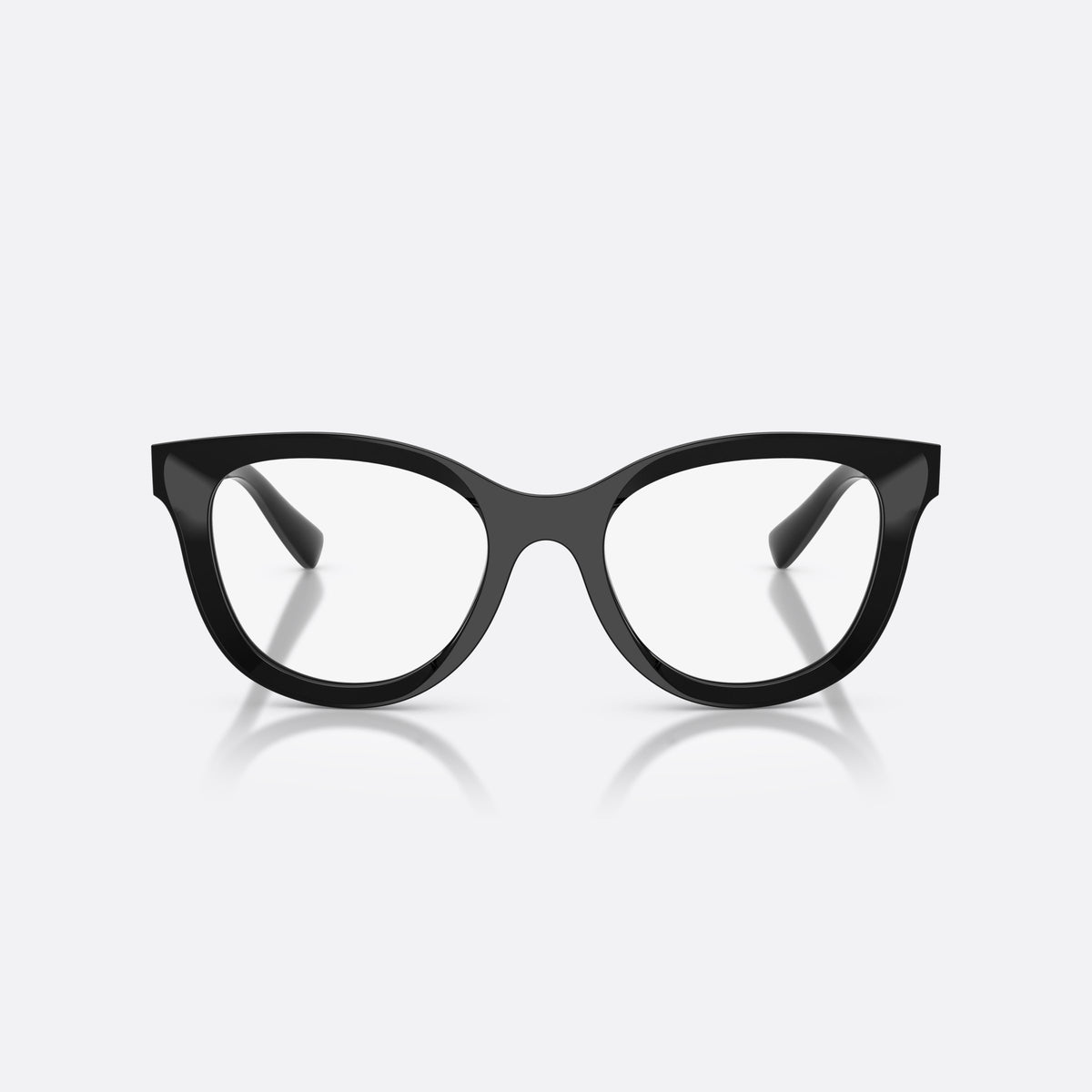 Dolce & Gabbana DG3437 501 eyeglasses, black phantos frame for women, plain bridge, integrated into frame, full-rim acetate front, front view