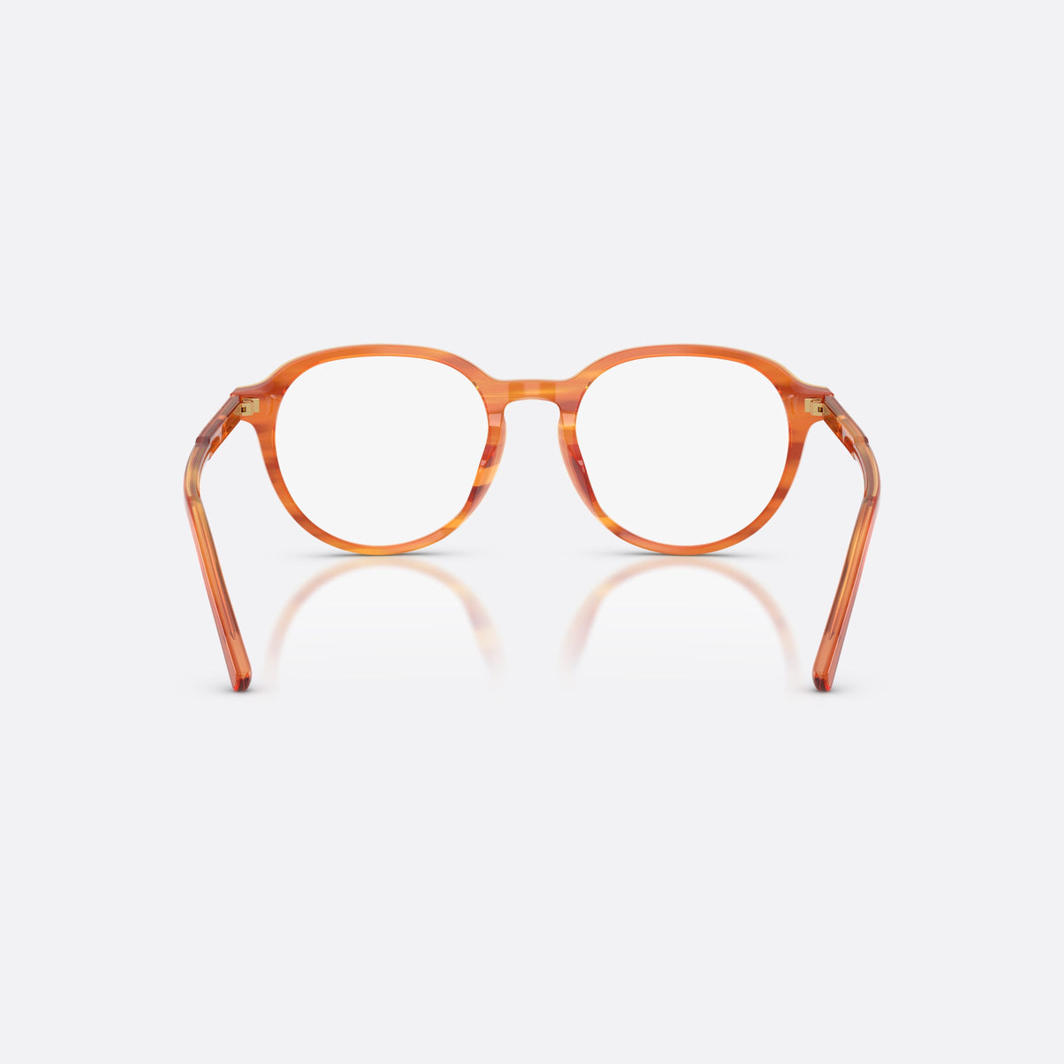 Rame ochelari de vedere Dolce & Gabbana DG3444 3483, phantos maro, pentru bărbați, litere ale brandului pe brațe, brațe subțiri cu formă conică, vedere din spate
