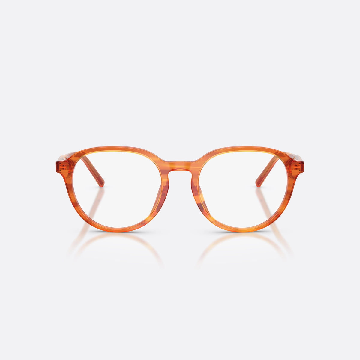 Rame ochelari de vedere Dolce & Gabbana DG3444 3483, phantos maro, pentru bărbați, literele brandului pe brațe, brațe subțiri, conice, vedere din față