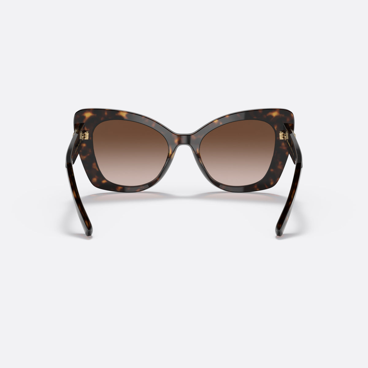 Dolce & Gabbana DG4405 502/13 D sunglasses, havana butterfly frame for women, integrated bridge, brand lettering on temples
