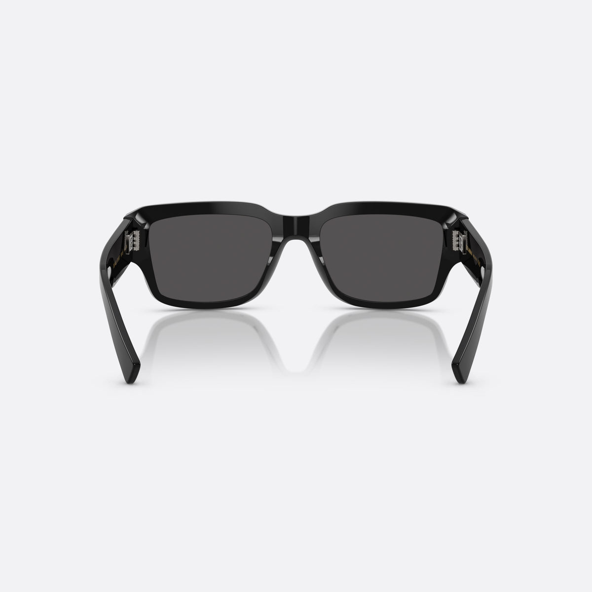 Dolce & Gabbana DG4483 501/87 sunglasses, black square frame for men, keyhole bridge, brand lettering on temples, full-rim frame