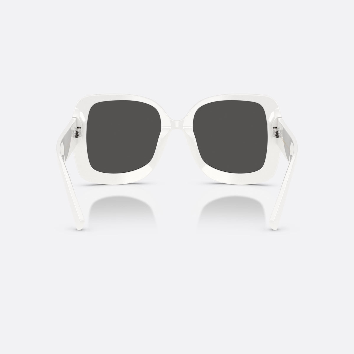 Ochelari de soare Dolce & Gabbana DG4513 331287, patrati alb, pentru femei, punte simplă, integrată în ramă, ramă completă, groasă, vedere din spate