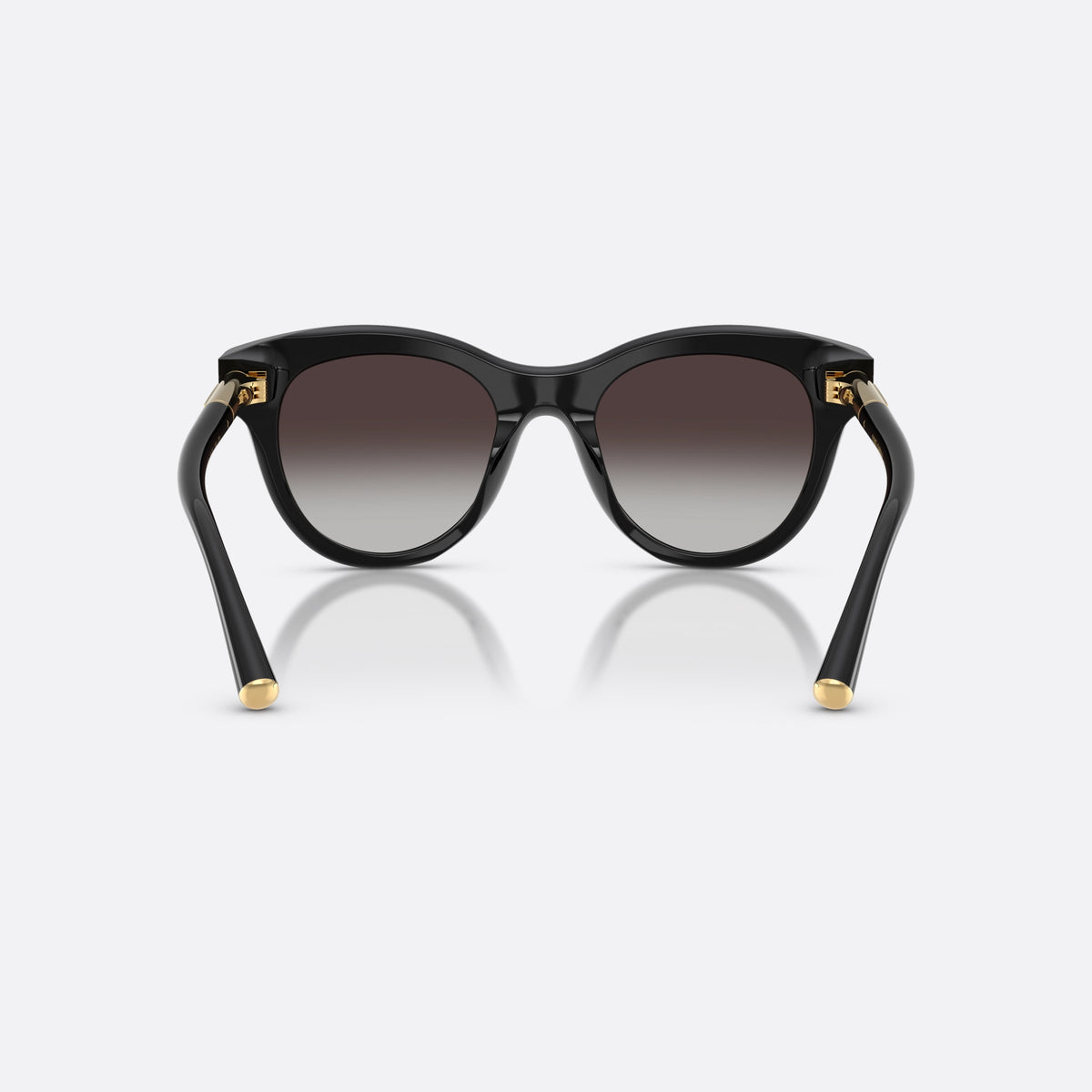 Dolce & Gabbana DG4518 501/8G sunglasses, black phantos frame for women, plain bridge with slim top, back view