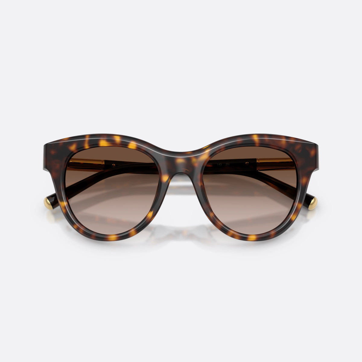 Dolce & Gabbana DG4518 502/13 sunglasses, havana phantos frame for women, plain bridge, brand lettering on temples, full-rim frame, folded