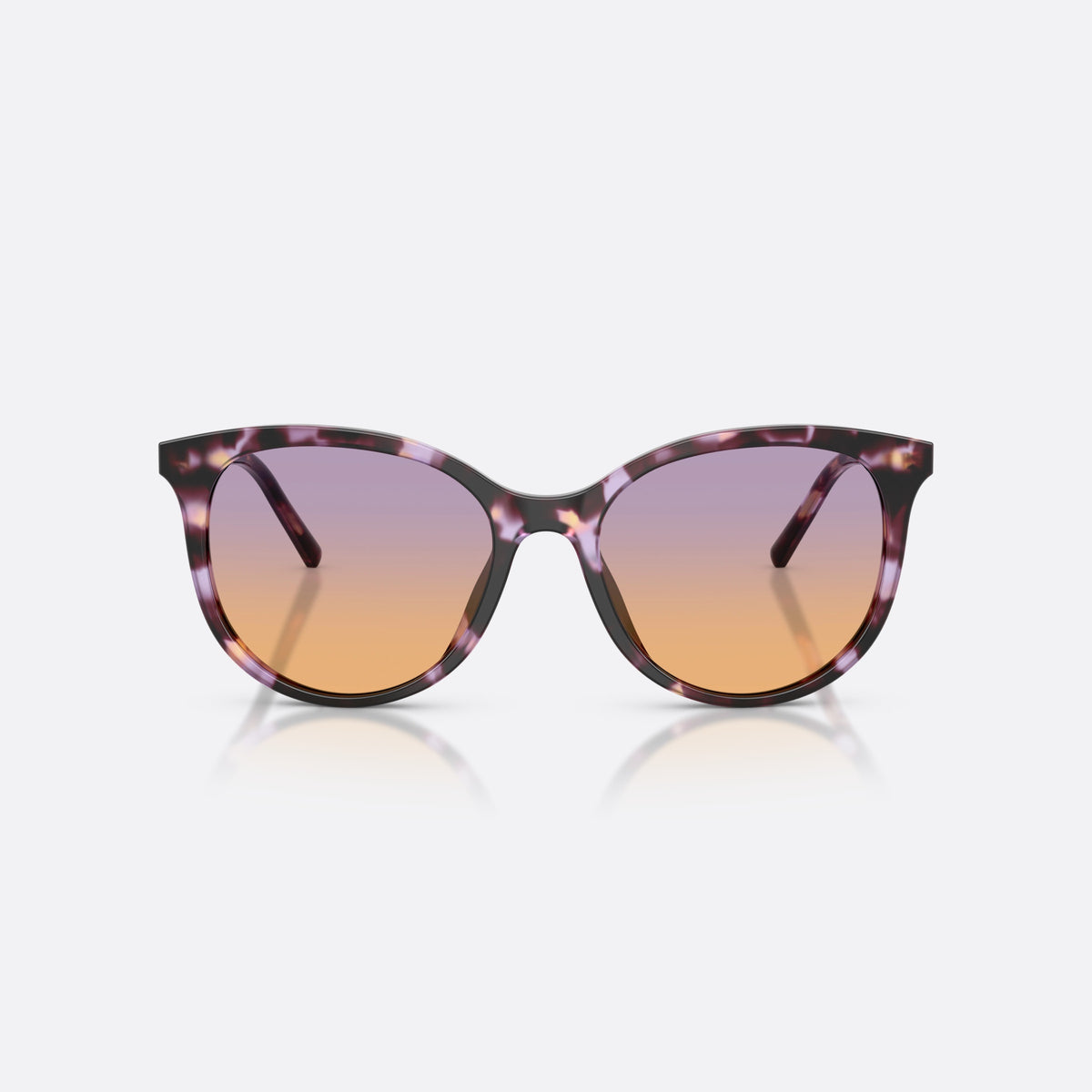 Dolce & Gabbana DG4540 3477EL sunglasses, violet phantos frame for women, plain acetate bridge, brand lettering on temples, front view