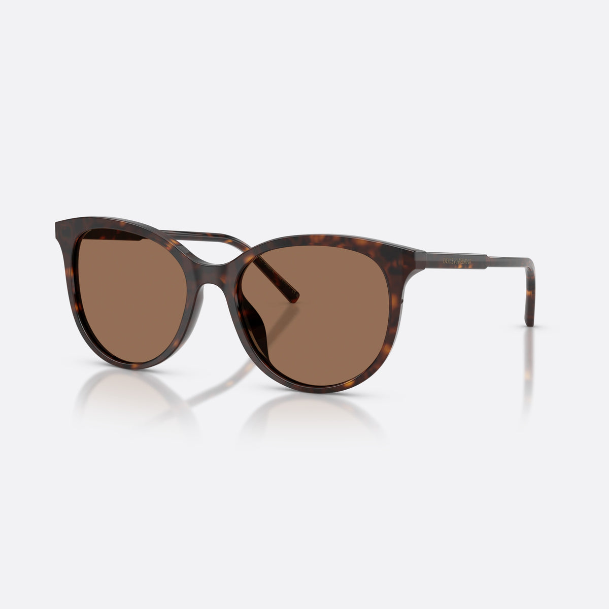Dolce & Gabbana DG4540 502/13 sunglasses, havana phantos frame for women, plain bridge, brand lettering on temple, full-rim frame