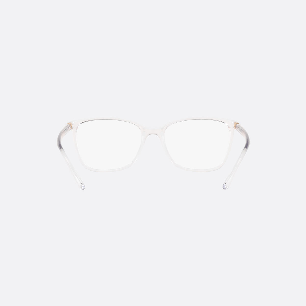 Dolce & Gabbana DG5026 3133 eyeglasses, grey rectangular frame for women, plain integrated bridge, brand lettering on temples