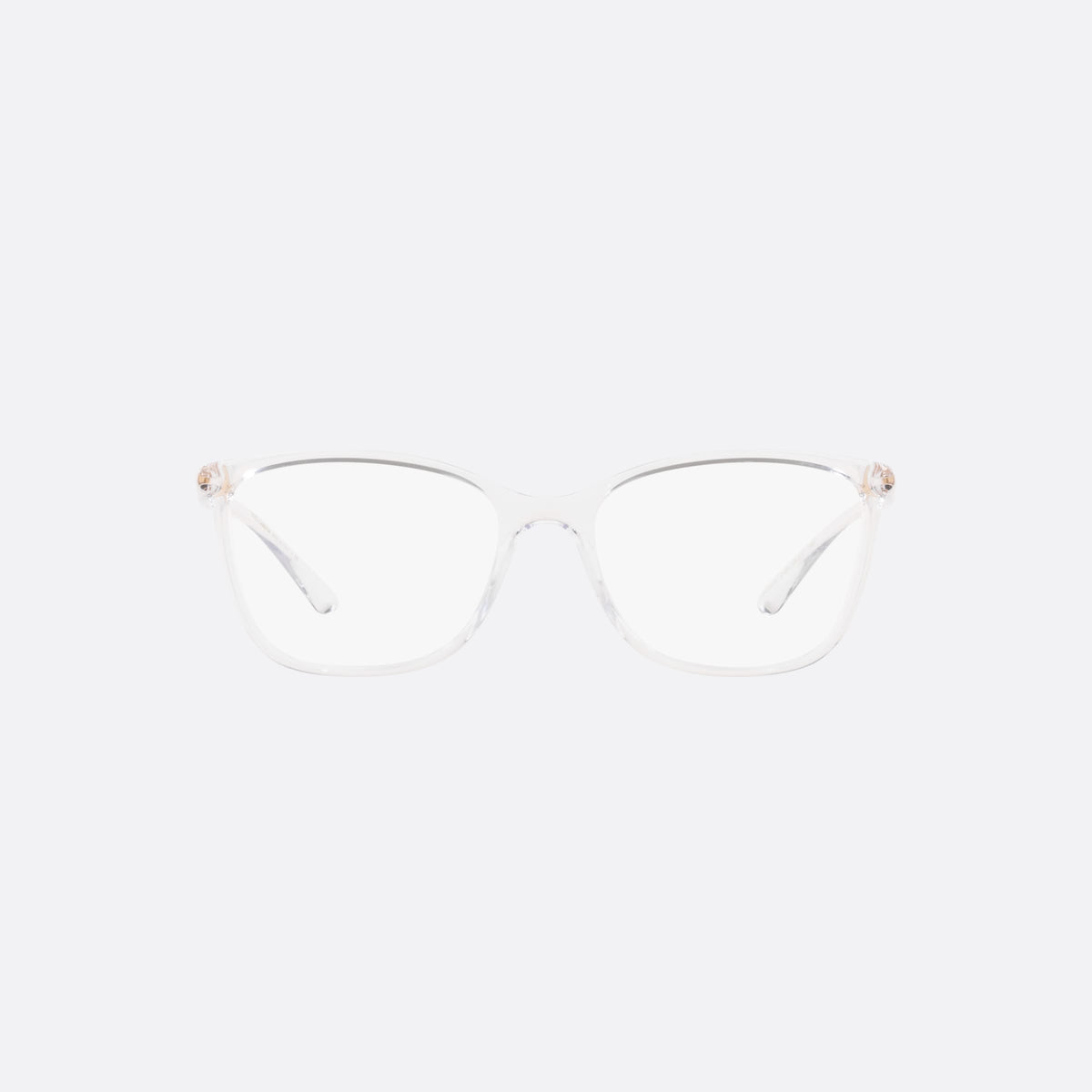 Dolce & Gabbana DG5026 3133 eyeglasses, grey rectangular frame for women, plain integrated bridge, brand lettering on temples