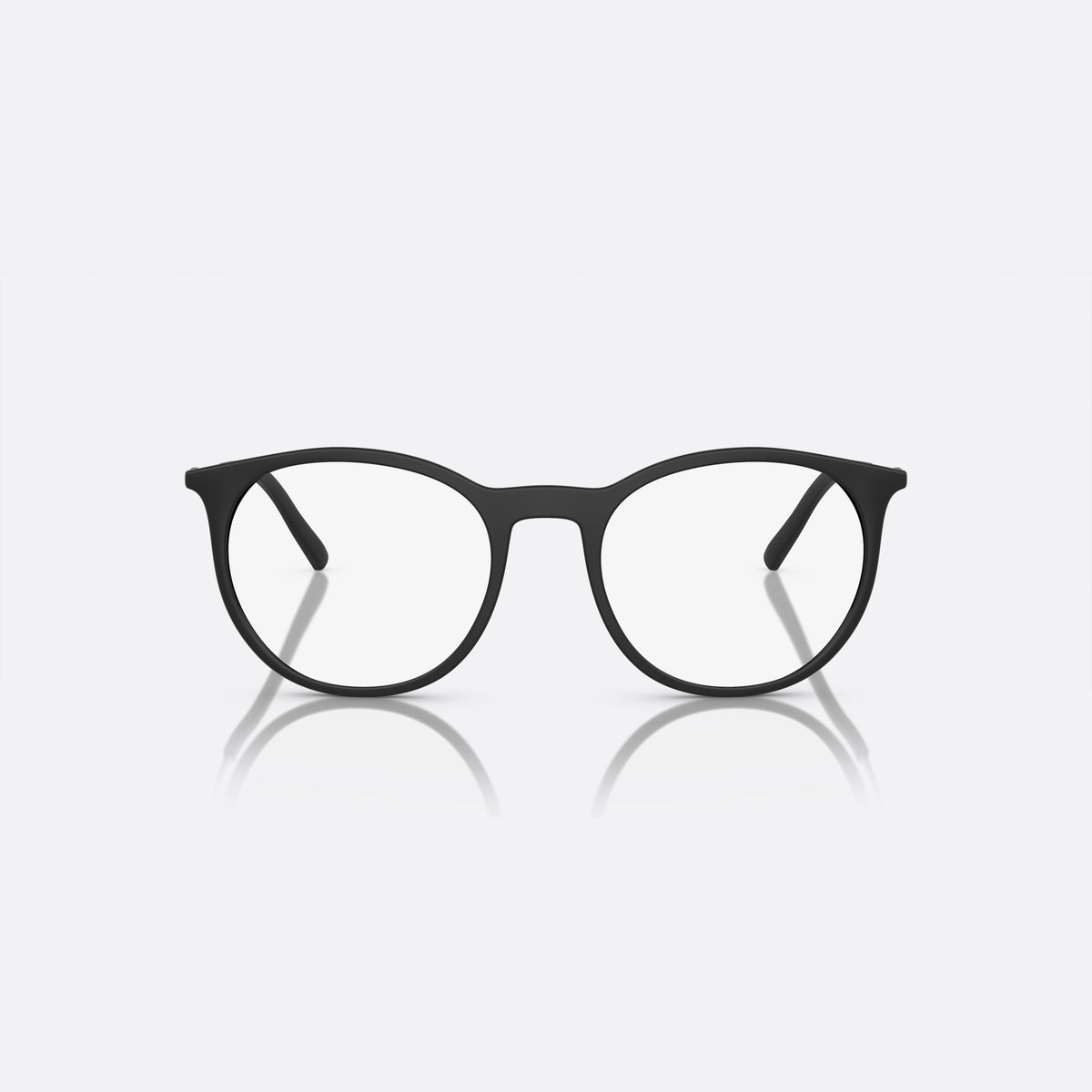 Dolce & Gabbana DG5031 2525 eyeglasses, black phantos frame for men, plain bridge, brand lettering on temples, matte black finish, front view