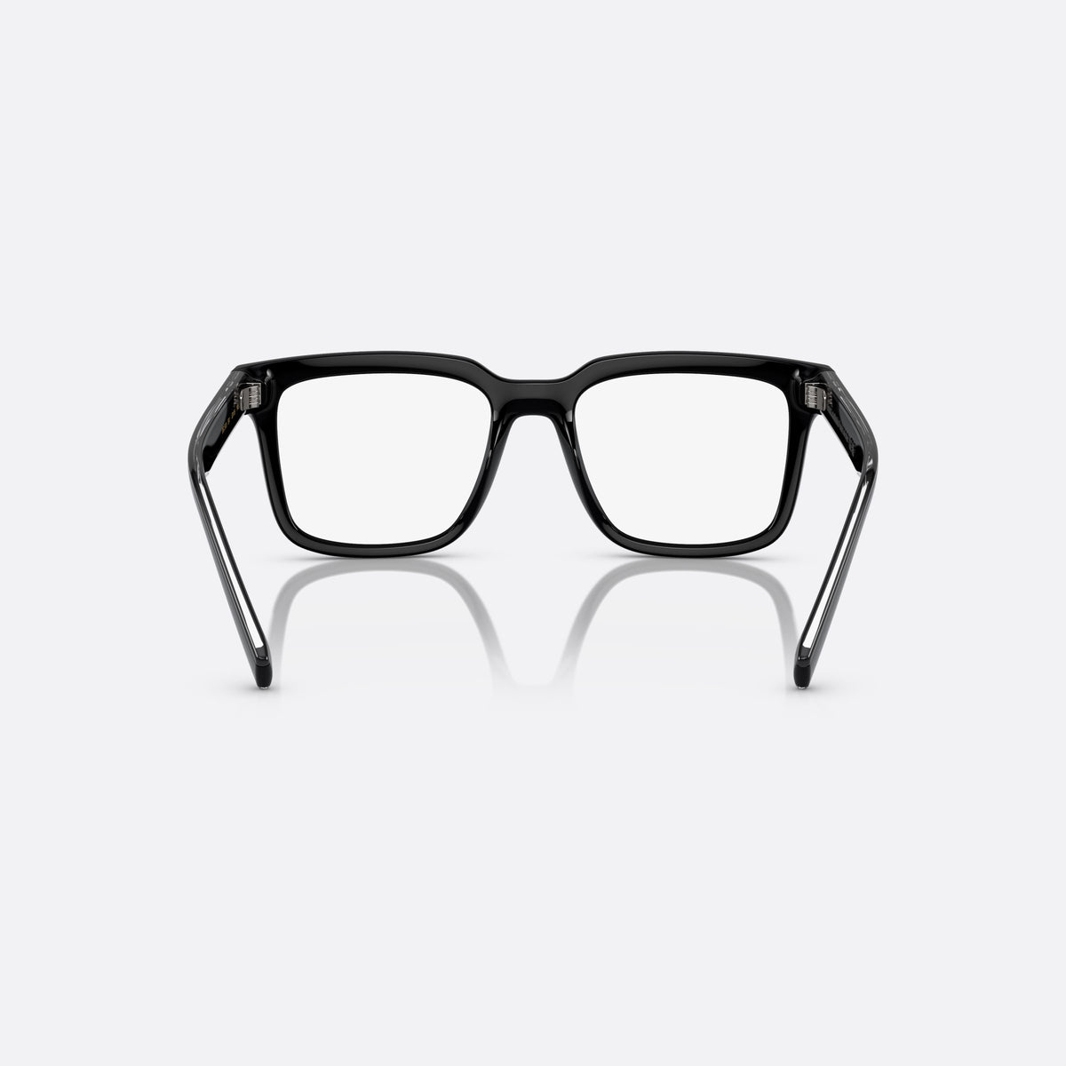 Rame ochelari de vedere Dolce & Gabbana DG5101 501 A, patrati negru, pentru bărbați, punte simplă tip șa, literele brandului pe brațe