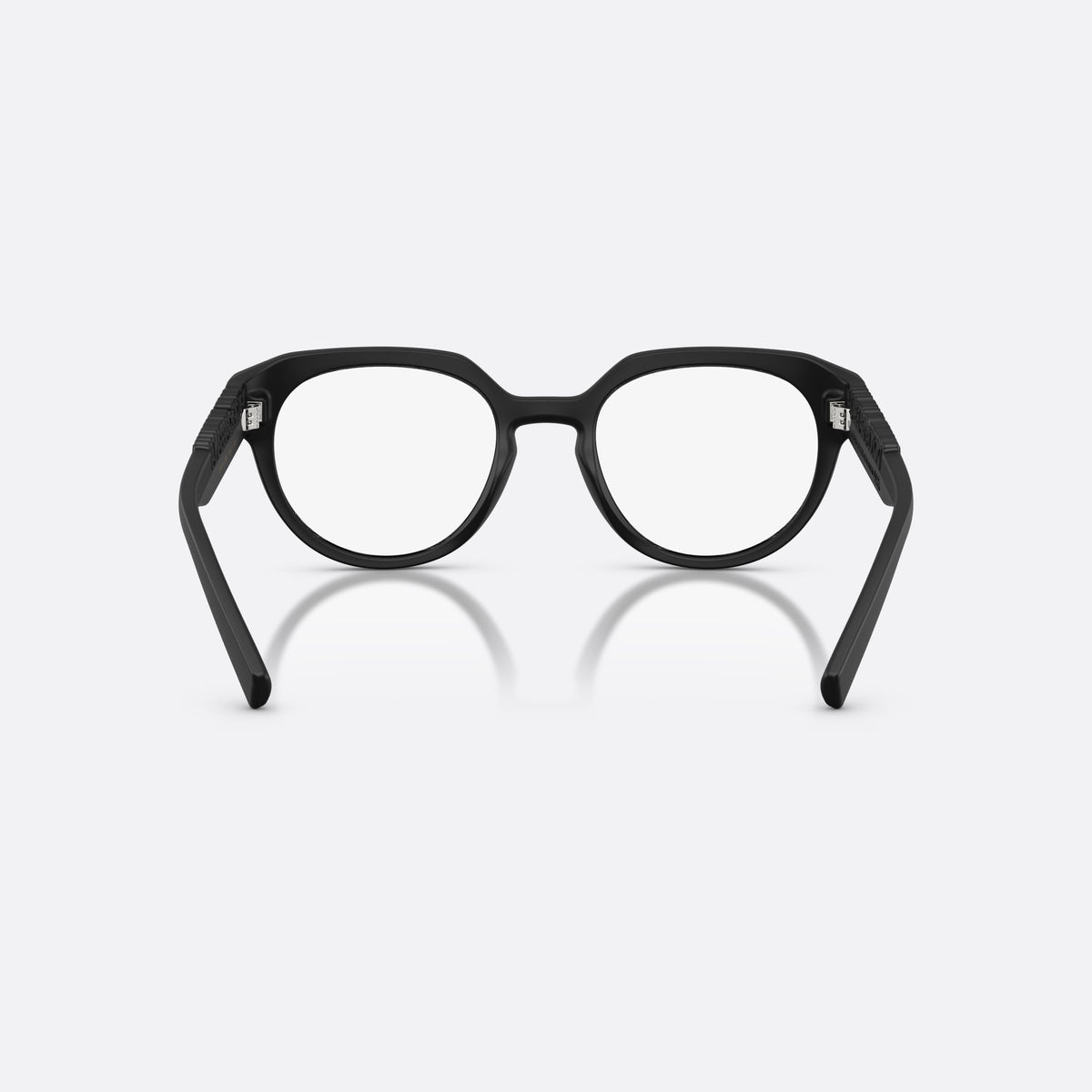 Dolce & Gabbana DG5113 2525 eyeglasses, black phantos frame, unisex, brand lettering on the temples, full-rim frame, back view