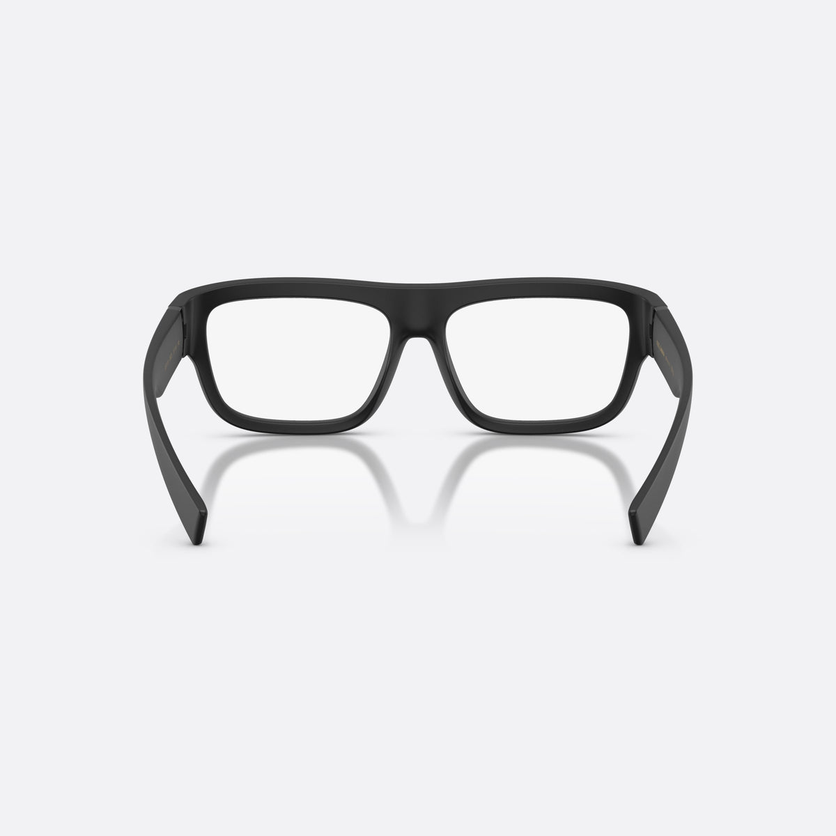 Dolce & Gabbana DG5114 2525 eyeglasses, black rectangle frame for men, plain saddle bridge, brand logo on temple, back view