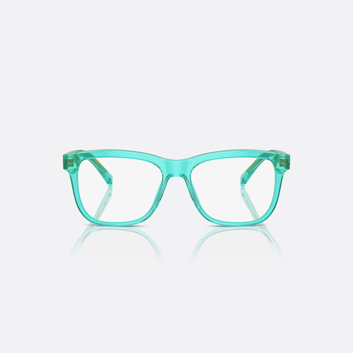 Rame ochelari de vedere Dolce & Gabbana DX3356 3322, rectangulari albastru, pentru copii, punte simplă, literele brandului pe brațe, ramă completă, vedere din față