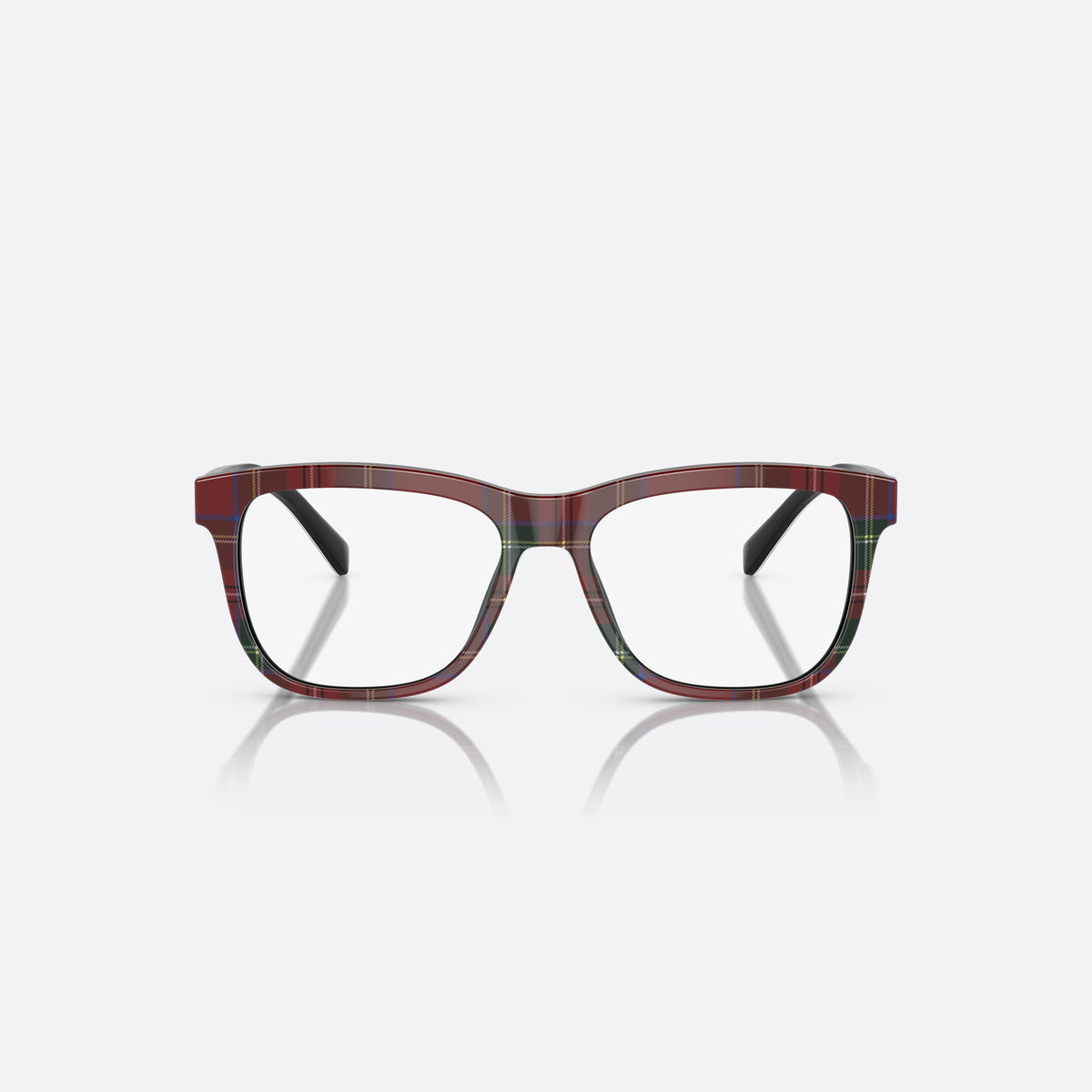 Rame ochelari de vedere Dolce & Gabbana DX3356 3397, rectangulari roșu, pentru copii, punte simplă cu două arcuri, literele brandului pe brațe, vedere din față