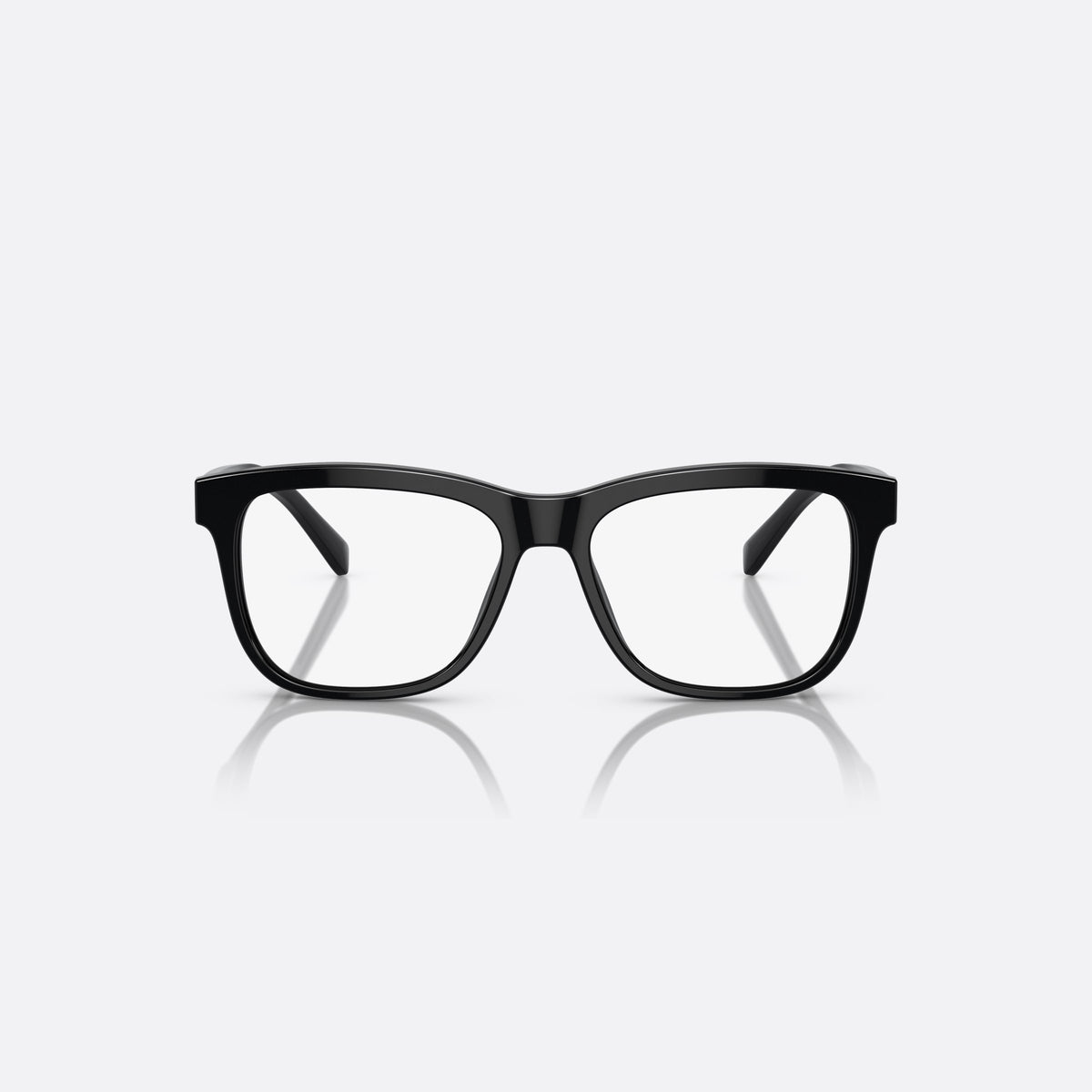 Rame ochelari de vedere Dolce & Gabbana DX3356 501, rectangulari negru, pentru copii, punte plină, literele brandului pe brațe, vedere din față