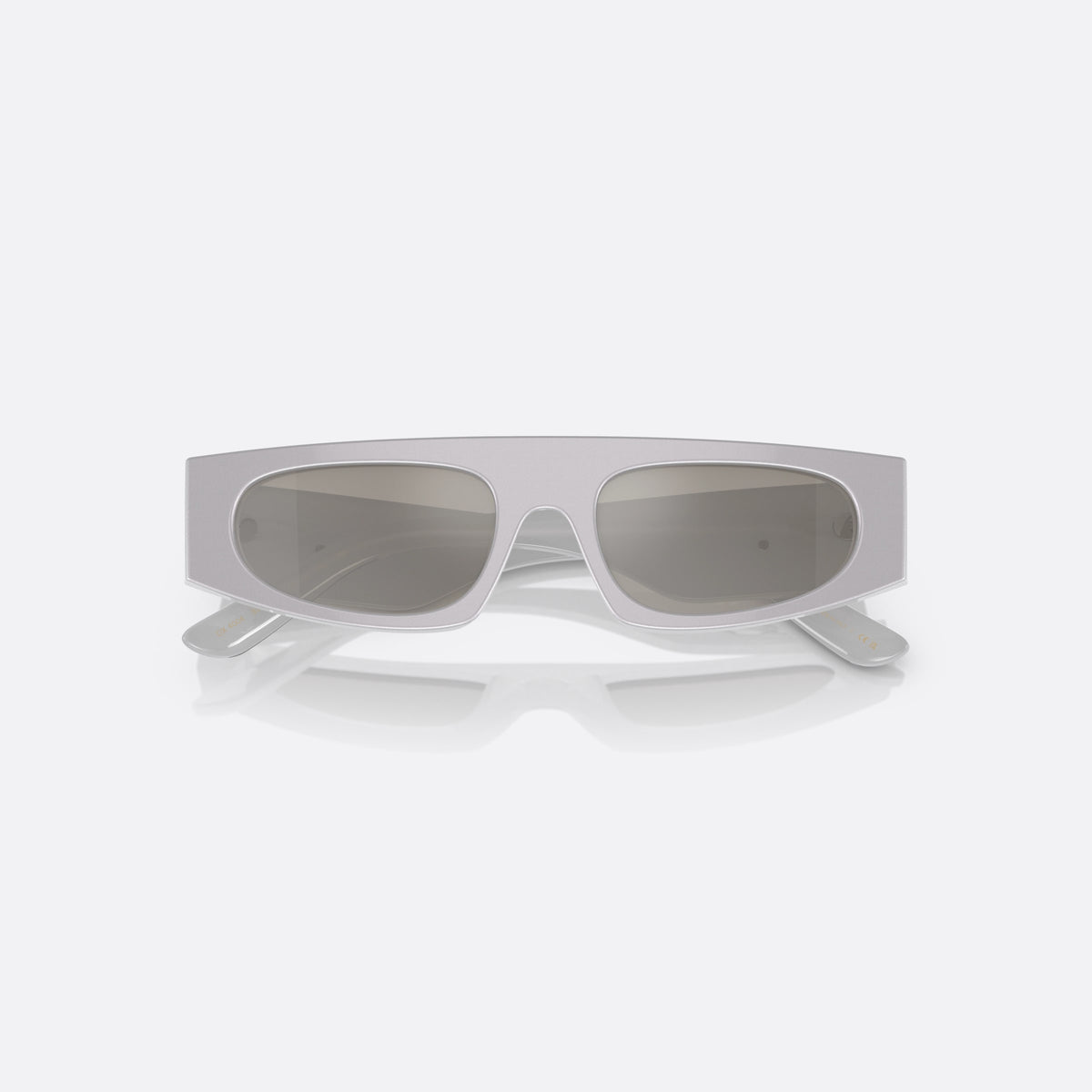 Dolce & Gabbana DX4004 33736G sunglasses, grey rectangle frame for kids, keyhole bridge, brand logo on temple, full rim frame, folded