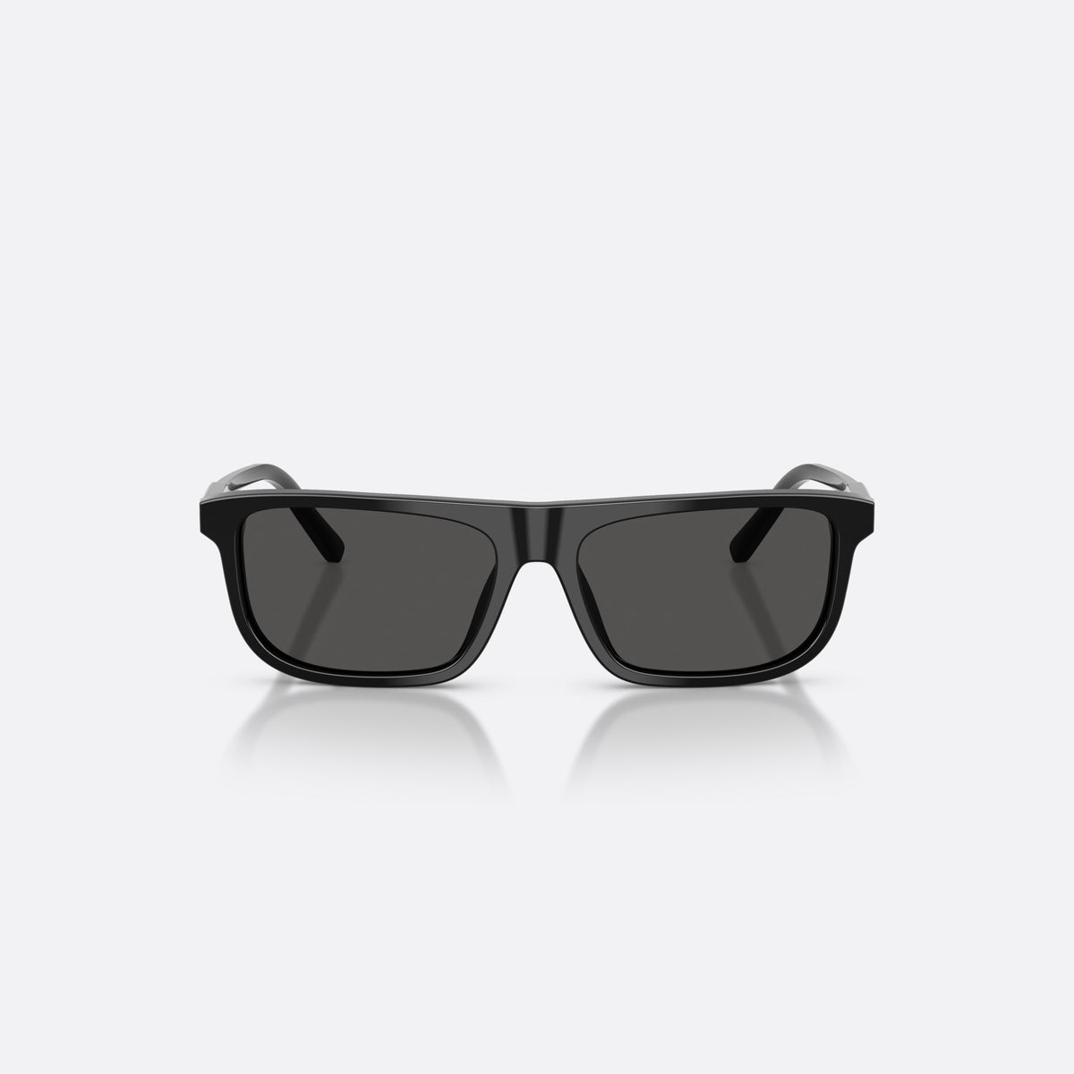 Ochelari de soare Dolce & Gabbana DX4009 501/87, rectangulari negru, pentru copii, punte simplă integrată, literele brandului pe brațe, vedere din față