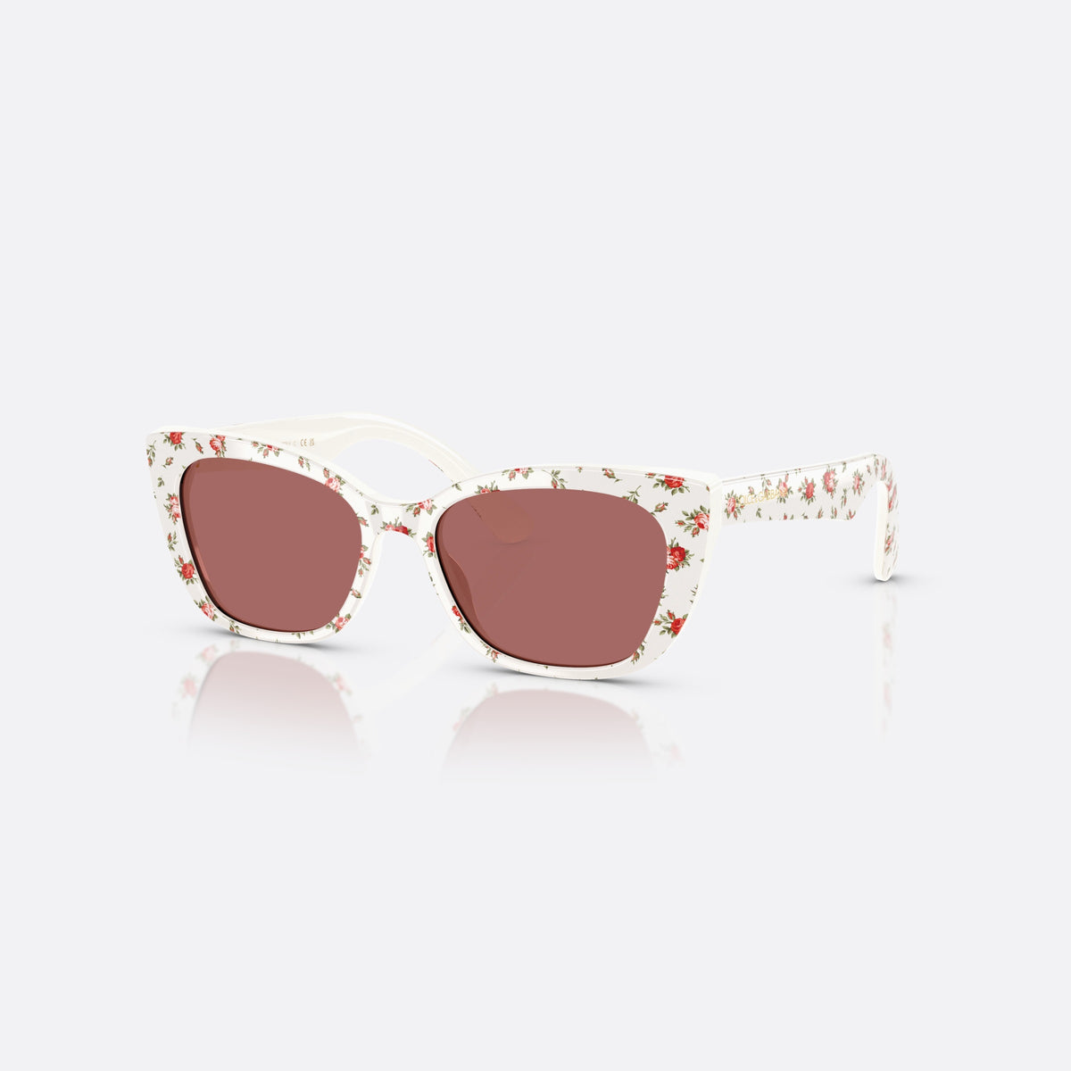 Dolce & Gabbana DX4427 348769 sunglasses, multicolor cat eye frame for kids, plain bridge, brand lettering on temples, full-rim frame