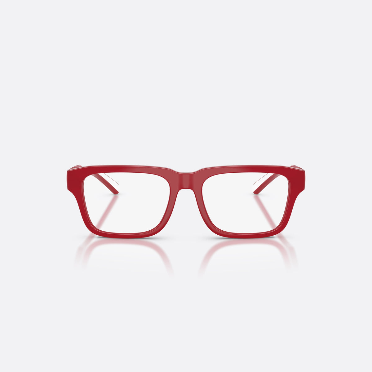 Rame ochelari de vedere Dolce & Gabbana DX5008 3088, rectangulari roșu, pentru copii, punte simplă integrată, litere ale brandului pe brațe, vedere din față
