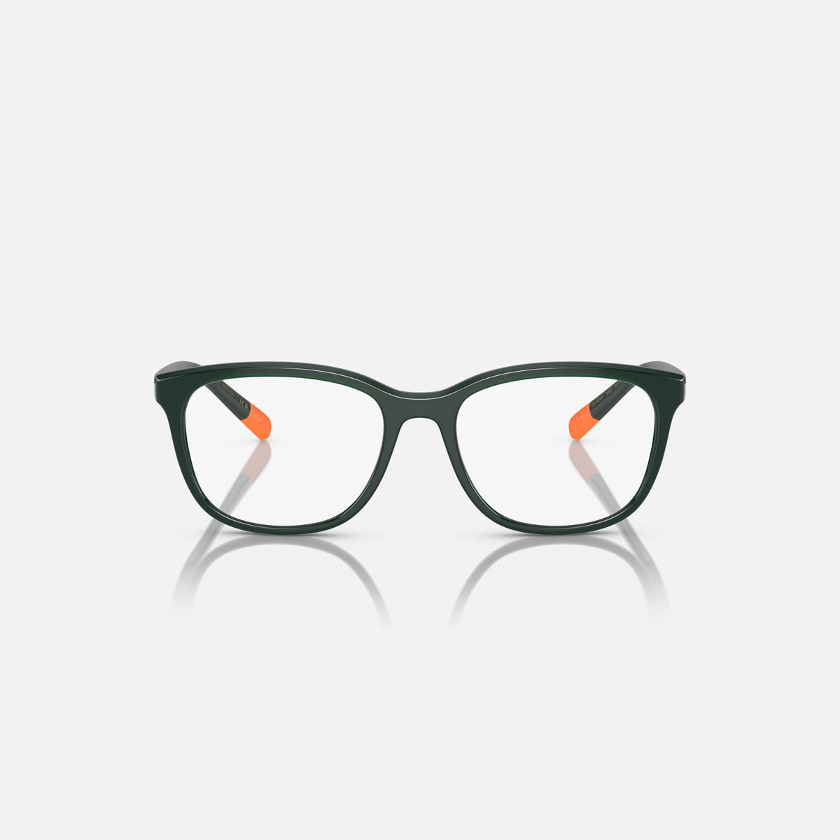 Rame ochelari de vedere Dolce & Gabbana DX5094 3068, rectangulari verde, pentru copii, punte simplă, logo al brandului pe braț, ramă completă, vedere din față