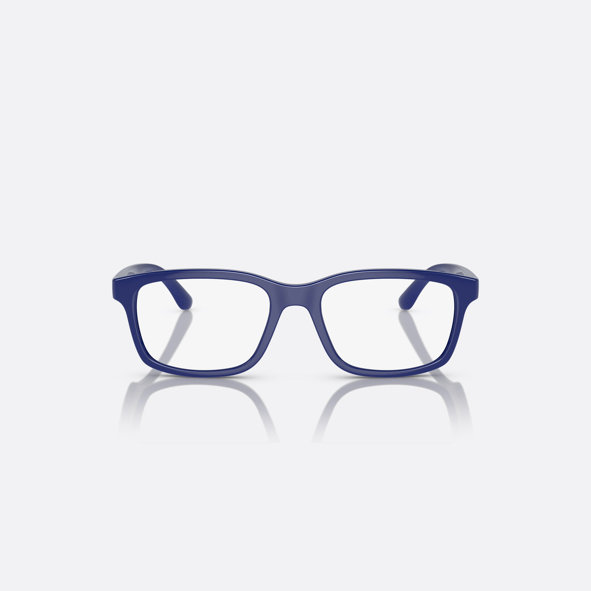 Rame ochelari de vedere Dolce & Gabbana DX5097 3094, rectangulari albastru, pentru copii, punte integrată simplă, logo al brandului pe braț, vedere din față