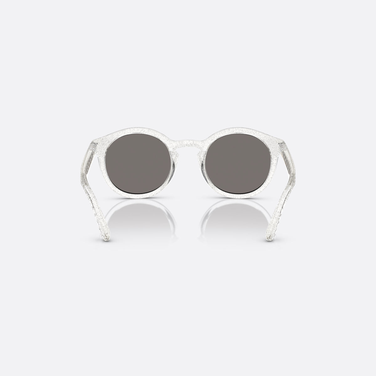 Ochelari de soare Dolce & Gabbana DX6002 31086G, phantos transparent, pentru copii, literele brandului pe brațe, ramă completă, lentile oglindă, vedere din spate