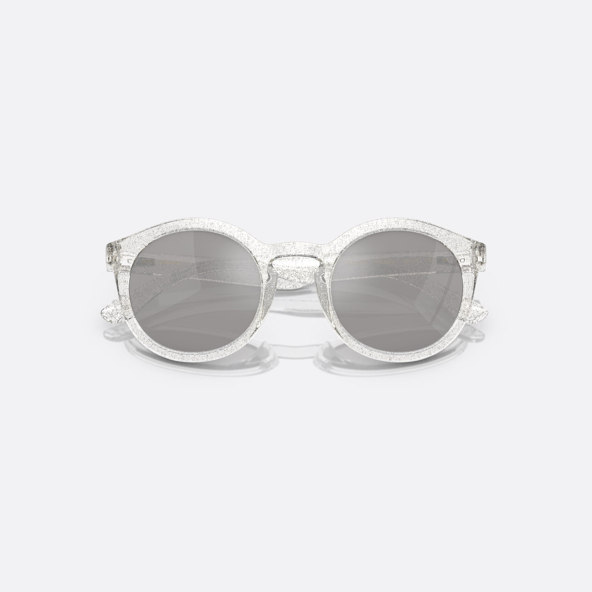 Ochelari de soare Dolce & Gabbana DX6002 31086G, phantos transparent, pentru copii, literele brandului pe brațe, ramă completă, lentile oglindă, cu brațele pliate