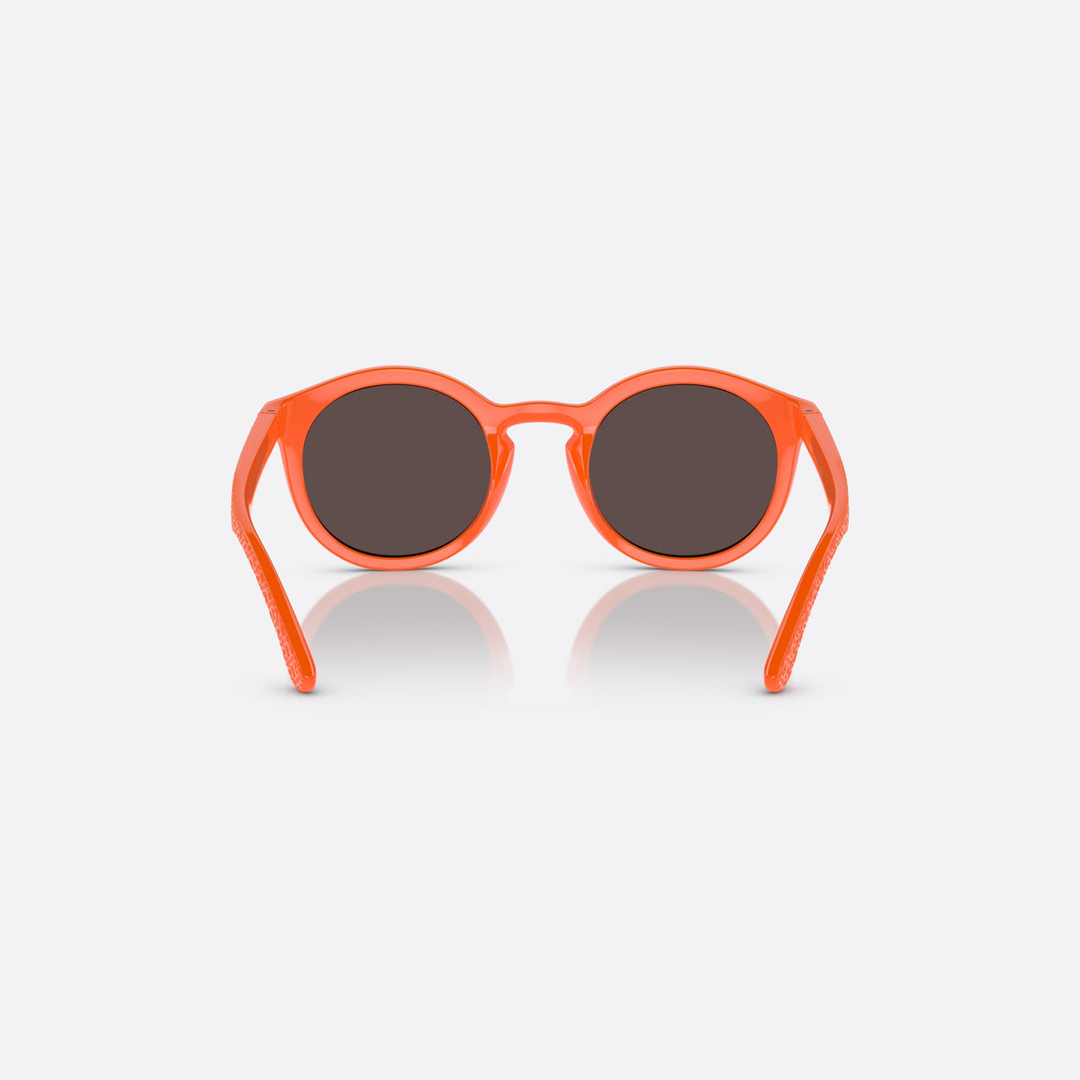 Dolce & Gabbana DX6002 33386Q sunglasses, orange phantos frame for kids, brand logo on temple, wide temples with texture, back view