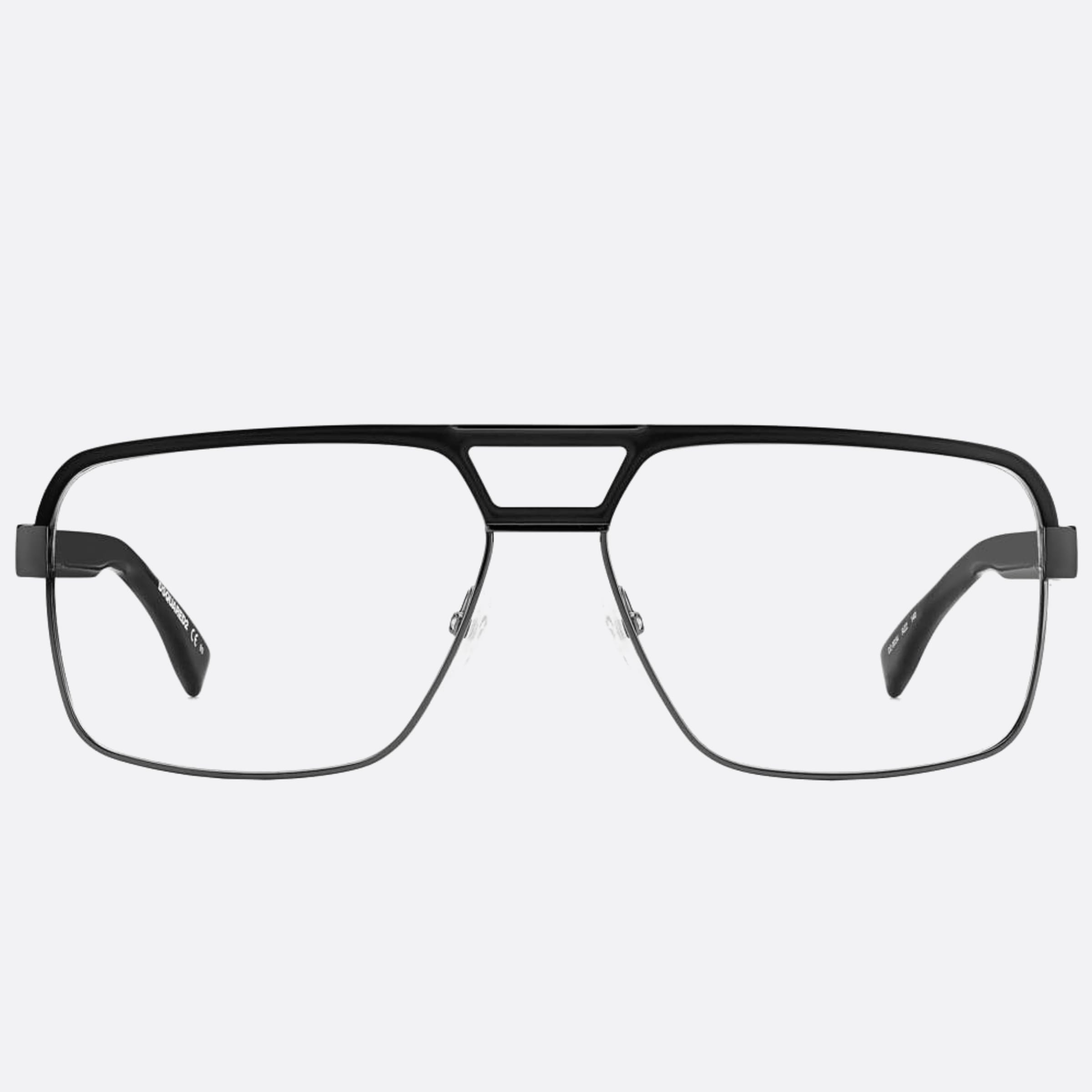Dsquared2 59mm Rzz Black Visor Men Eyeglasses - Main View