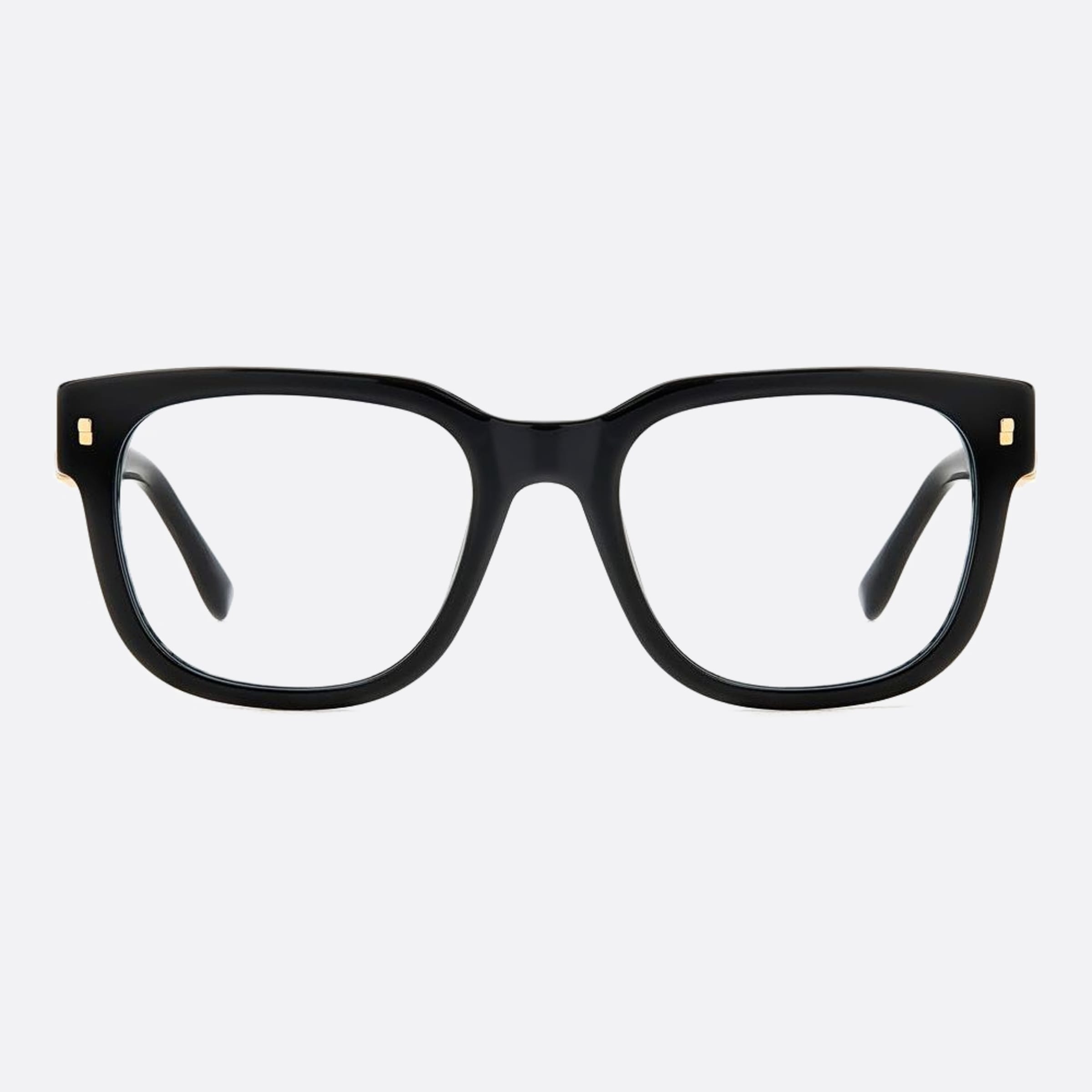 Dsquared2 52mm Black Squared Men Eyeglasses - Main View