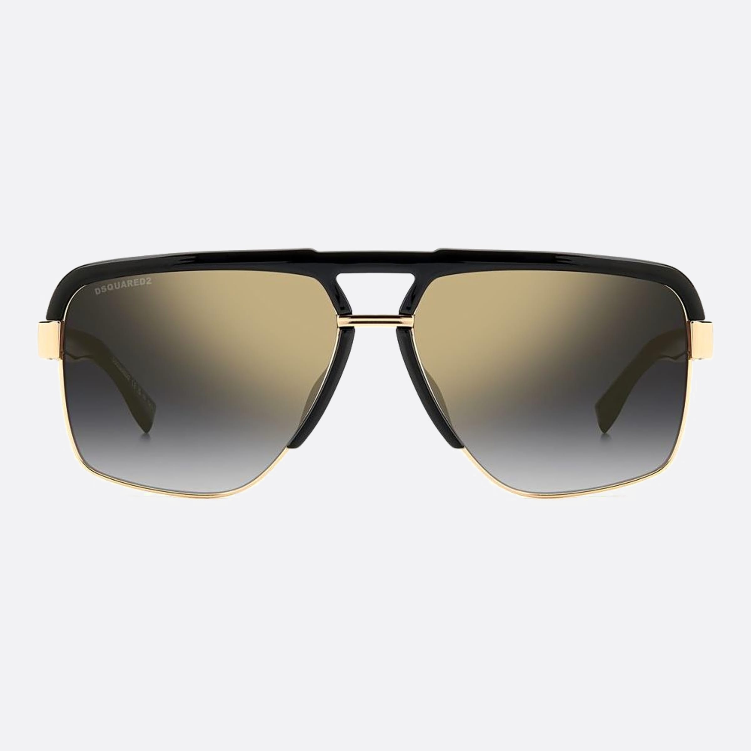 Dsquared2 61mm 2m2 Black Squared Men Sunglasses - Main View