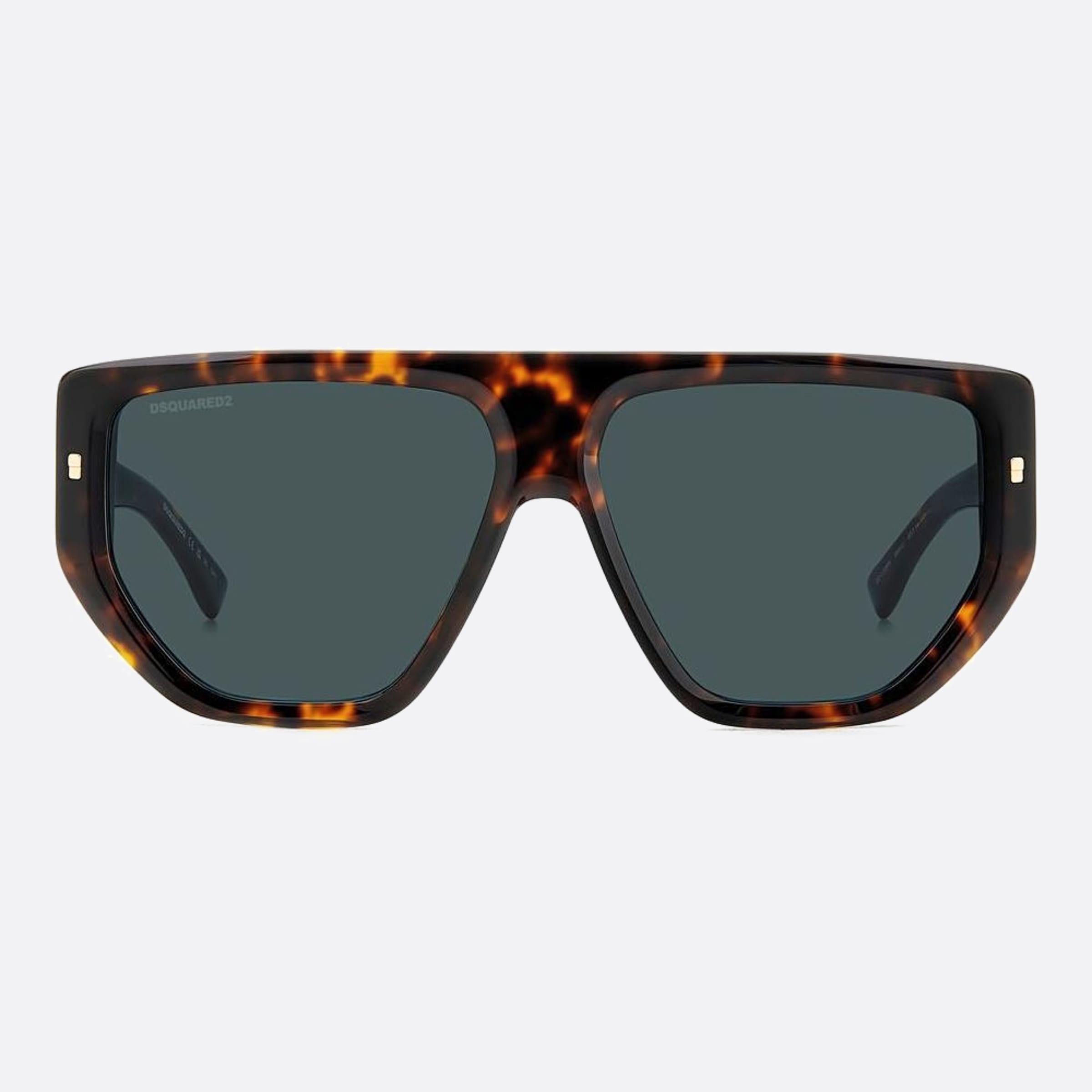 Dsquared2 60mm Black Squared Men Sunglasses - Main View