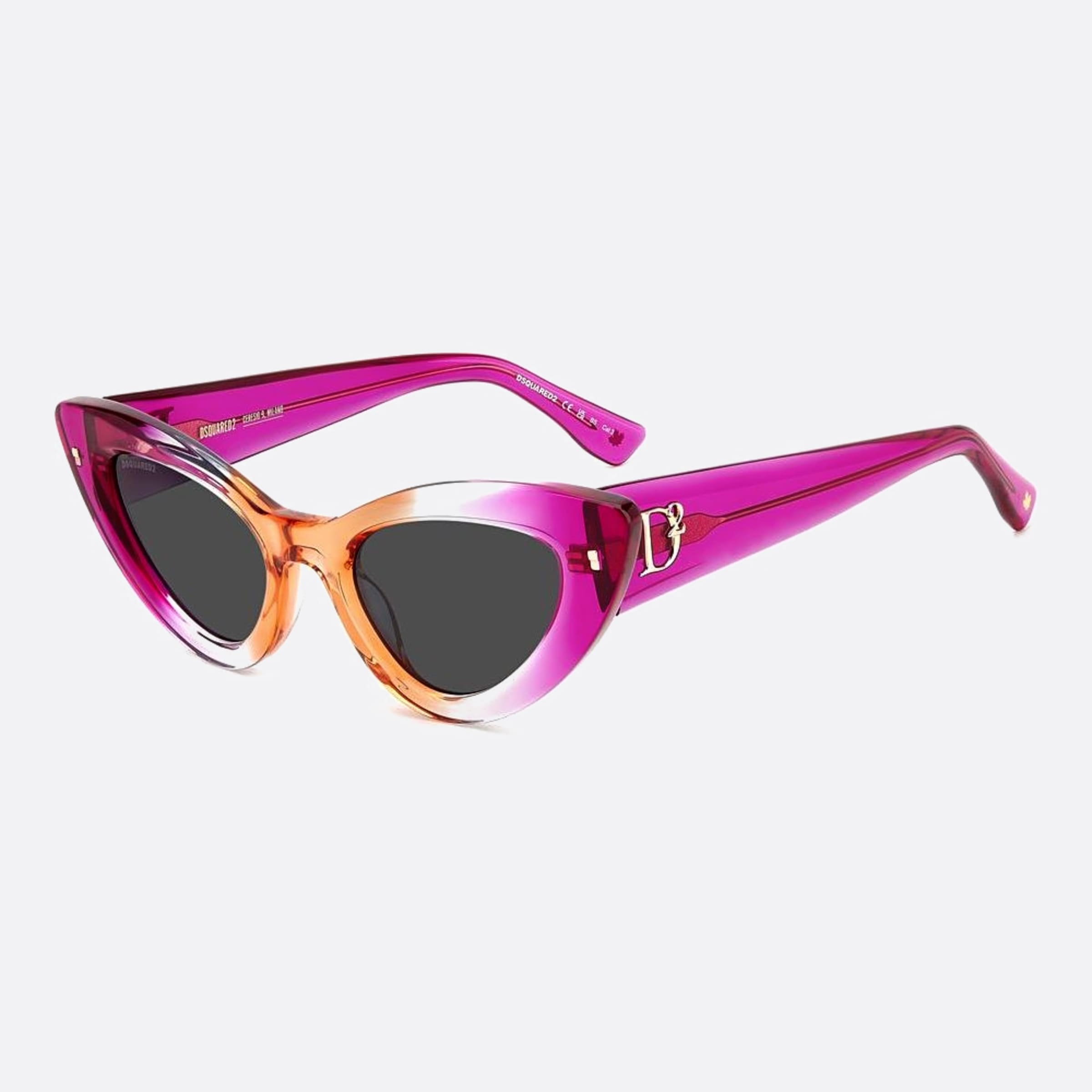 Dsquared2 51mm Violet Cat Eye Women Sunglasses - Side View